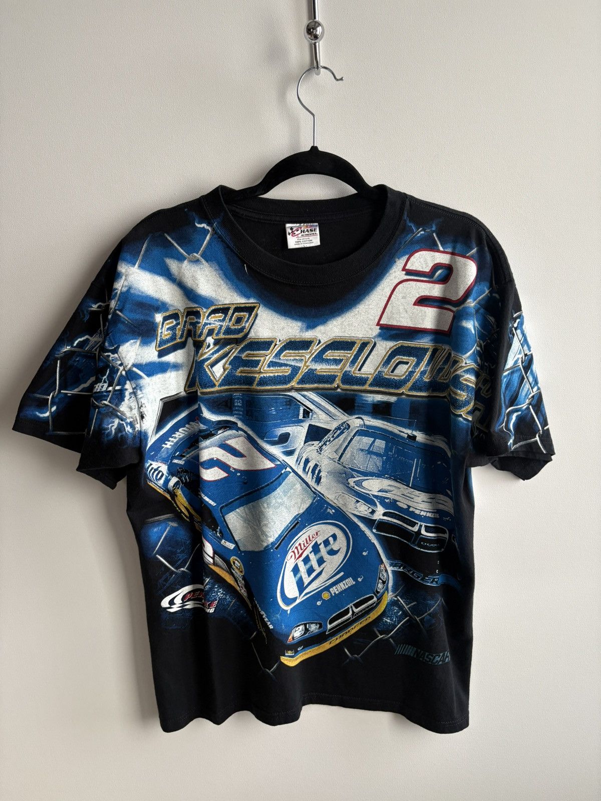 Vintage NASCAR Chase Authentics Miller Lite Car AOP T-shirt