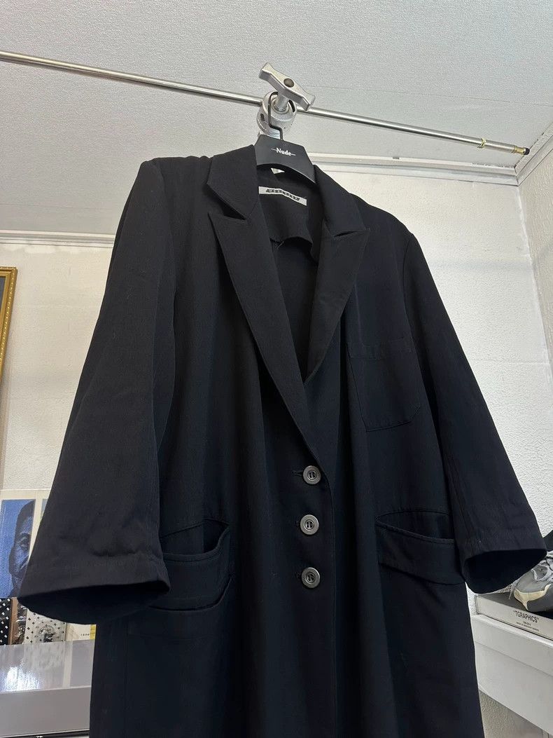Yohji Yamamoto yohji yamamoto size os Pure metal silver buckle coat 2502- Size US M / EU 48-50 / 2 - 5 Thumbnail