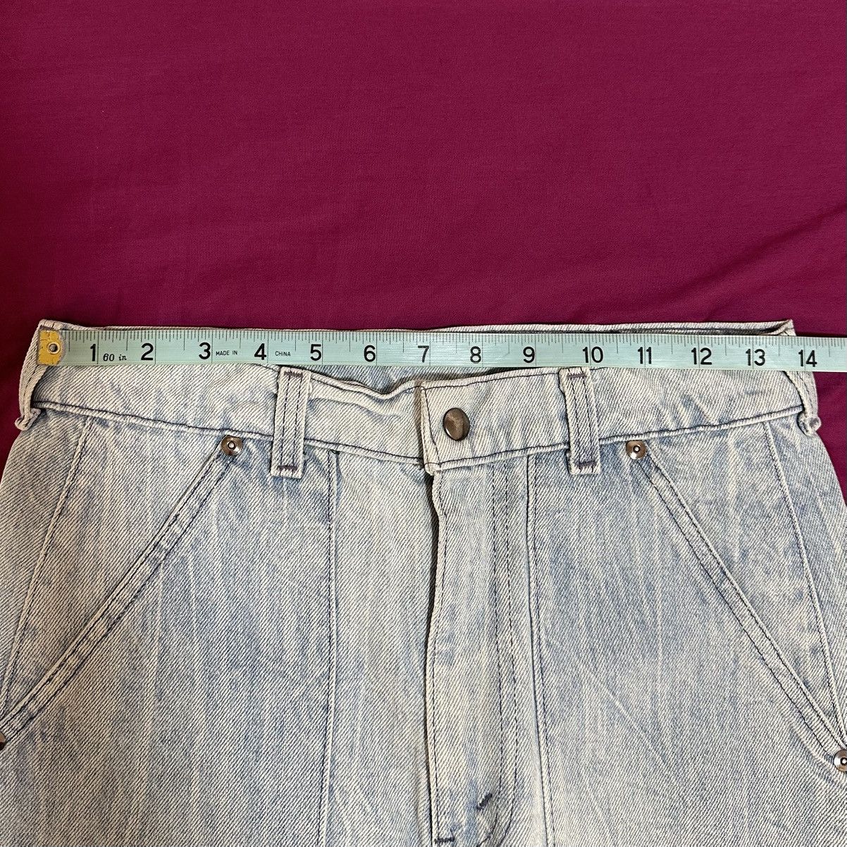Levi's Vintage Levis Jeans Rare SilverTab Style Rivets 28” Waist Size US 28 / EU 44 - 6 Thumbnail