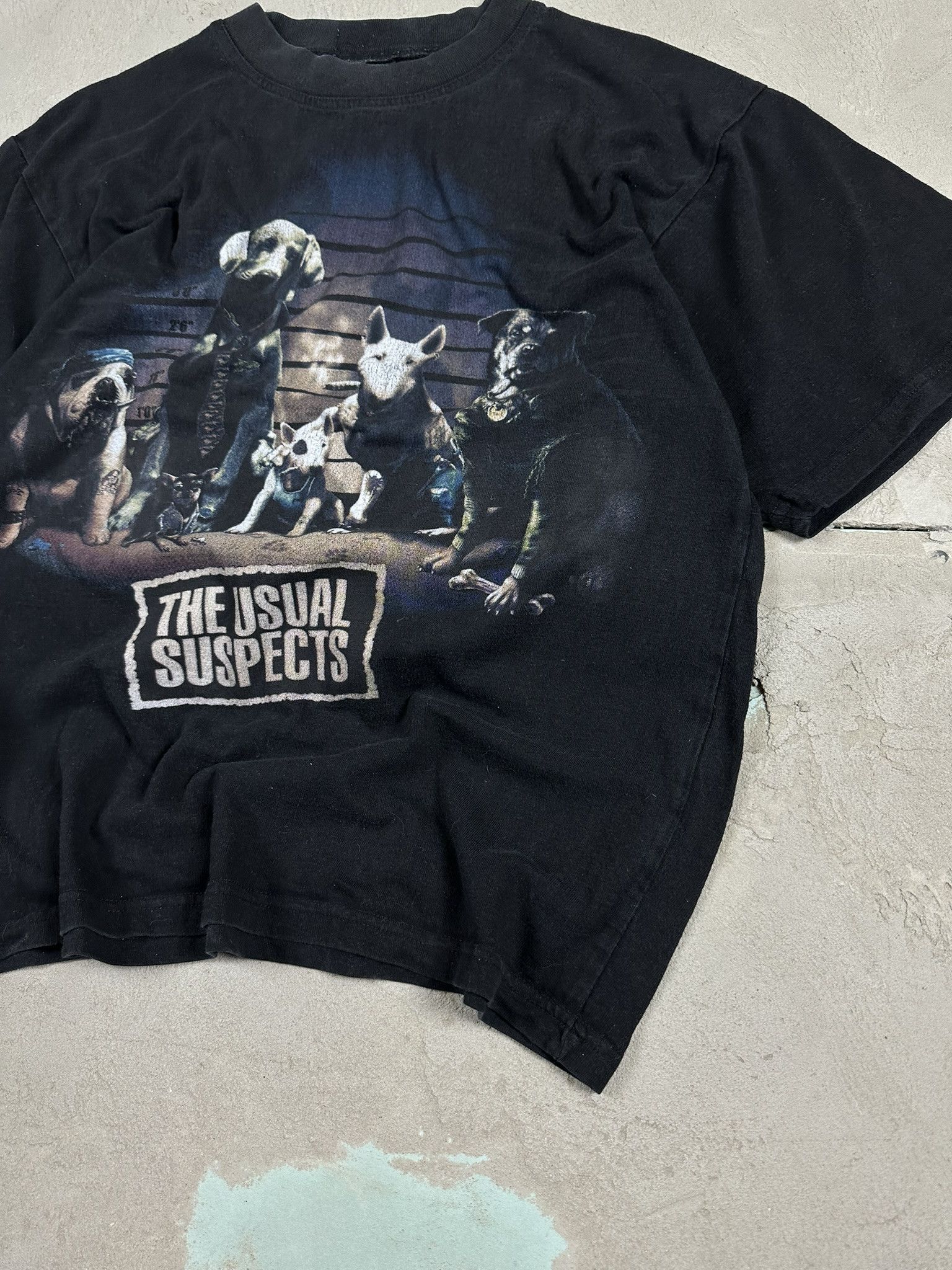 Vintage Vintage The Usual Suspect Dogs Animal Graphic T-shirt Size US M / EU 48-50 / 2 - 4 Thumbnail