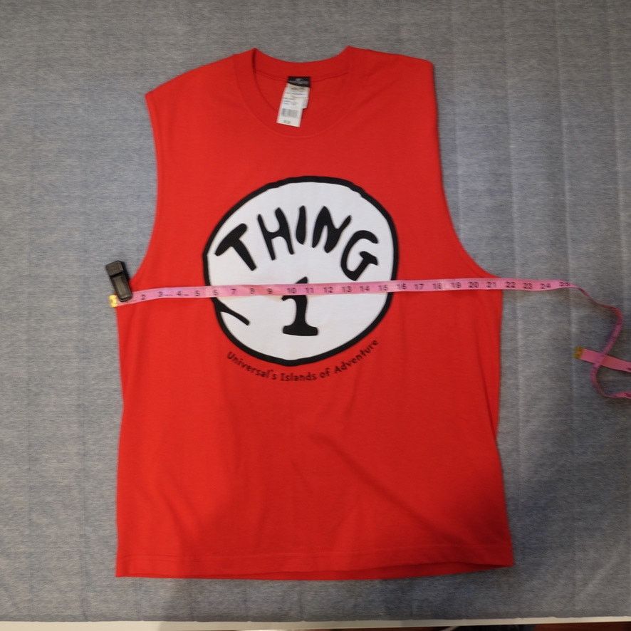 Universal Studios Universal Studios Thing 1 Dr Seuss Tank Shirt L NWT Size US L / EU 52-54 / 3 - 9 Thumbnail