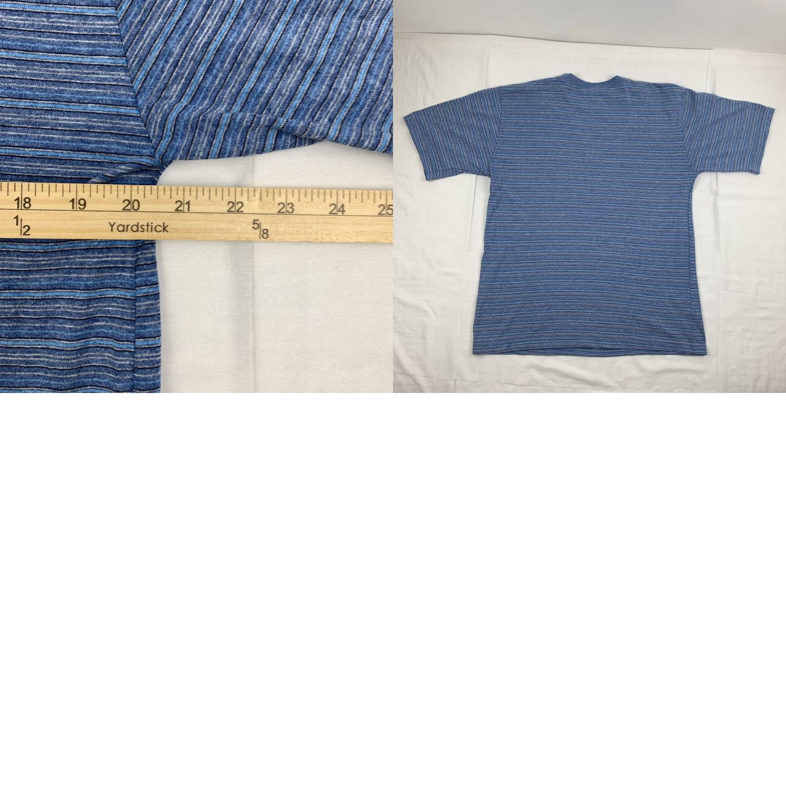 Vintage Vintage Union Bay T Shirt Adult Medium Blue Stripes Embroidered Logo 90s Y2K Size US M / EU 48-50 / 2 - 8 Thumbnail