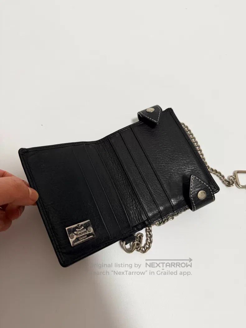 Vivienne Westwood Vivienne Westwood Graffiti Chain Cardholder Wallet Size ONE SIZE - 4 Thumbnail
