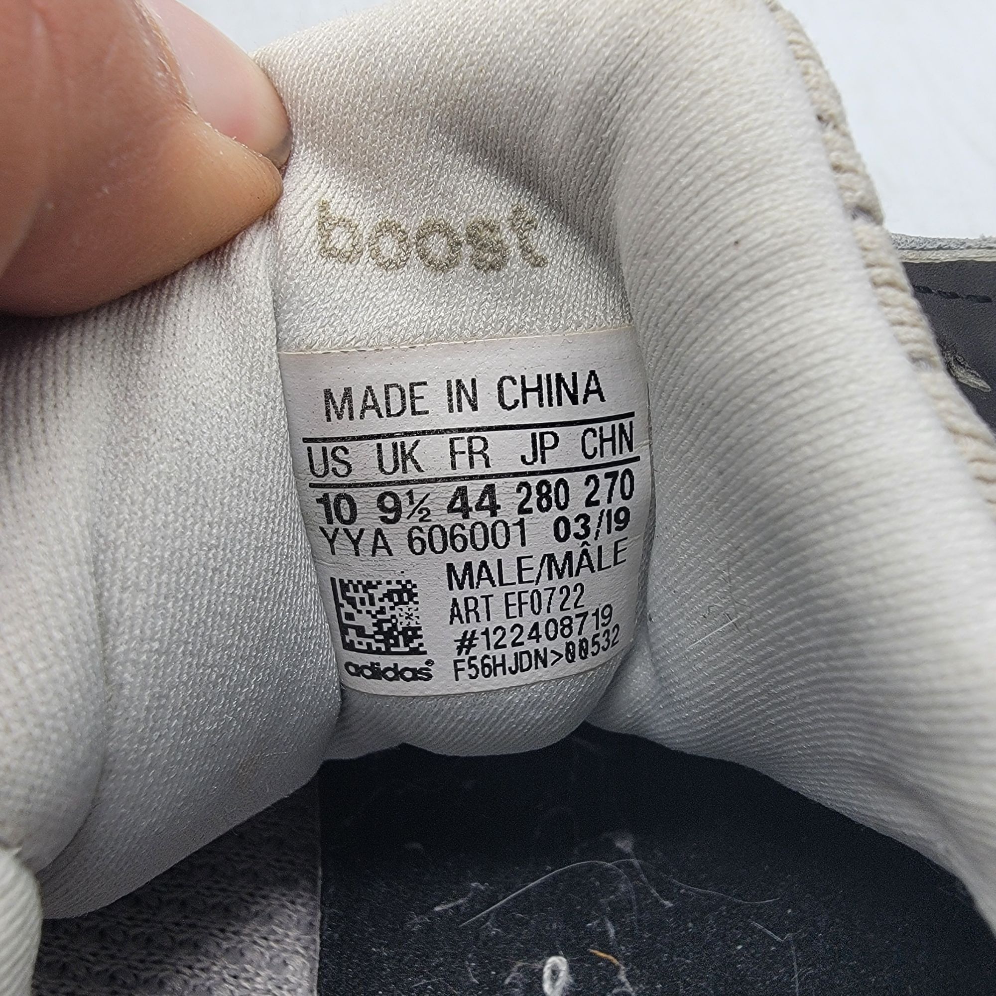 Adidas adidas Ultraboost 1.0 S&L Mens 10 Grey Black Sneaker Shoes A Size US 10 / EU 43 - 7 Thumbnail