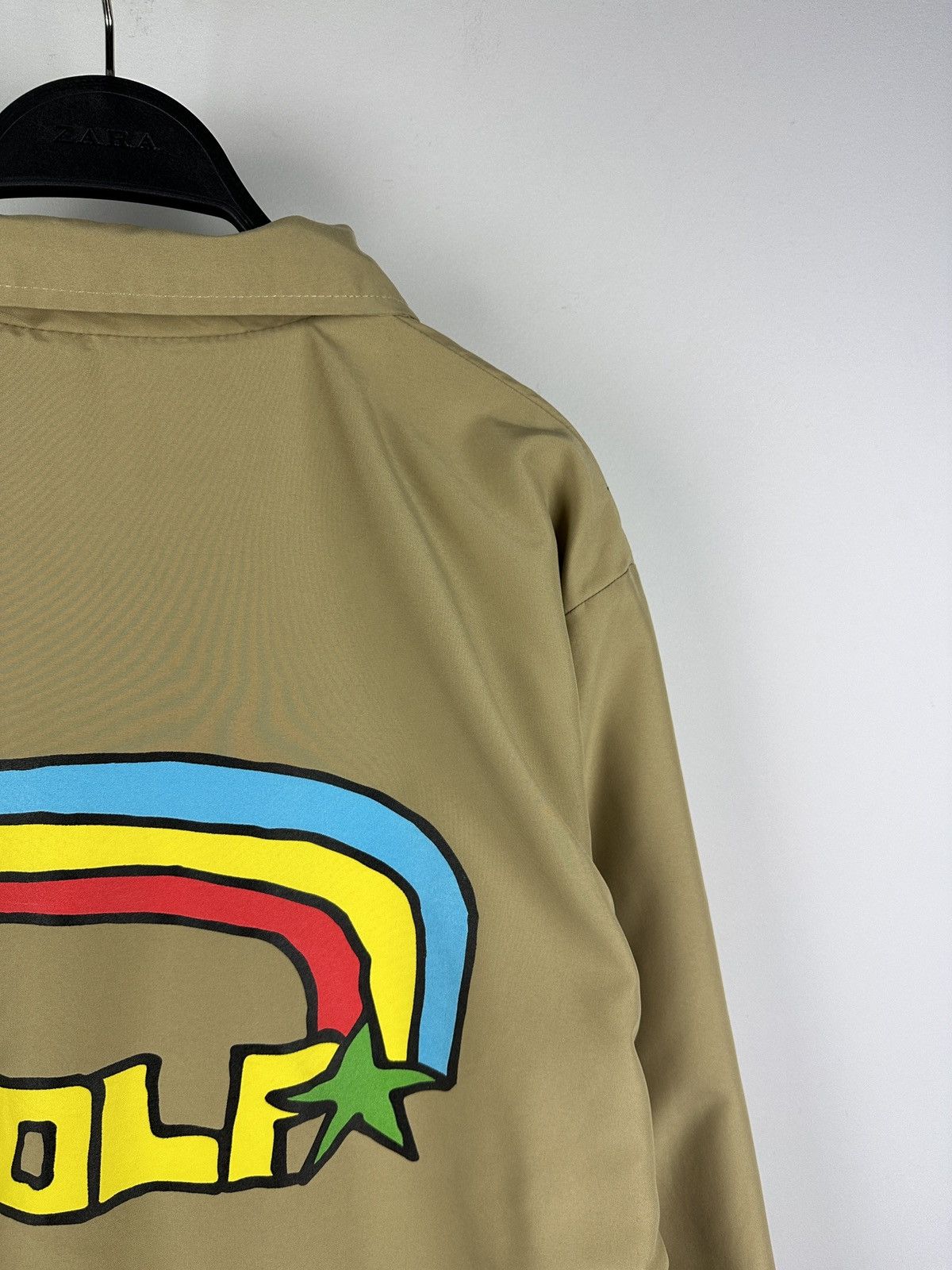 Golf Wang × Tyler The Creator 🌈Golf Wang F/W 2015 Rainbow Coach Jacket Size US L / EU 52-54 / 3 - 14 Thumbnail