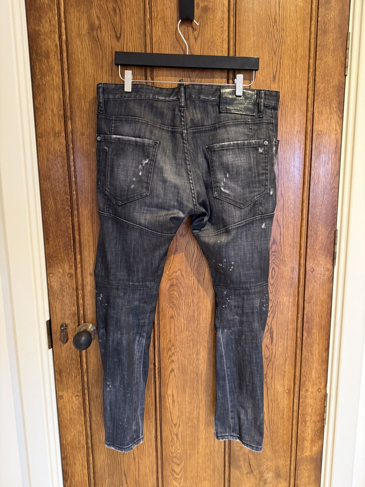 Dsquared2 FW16 Dsquared2 destroyed biker denim jeans grey black 50 Size US 34 / EU 50 - 18 Thumbnail