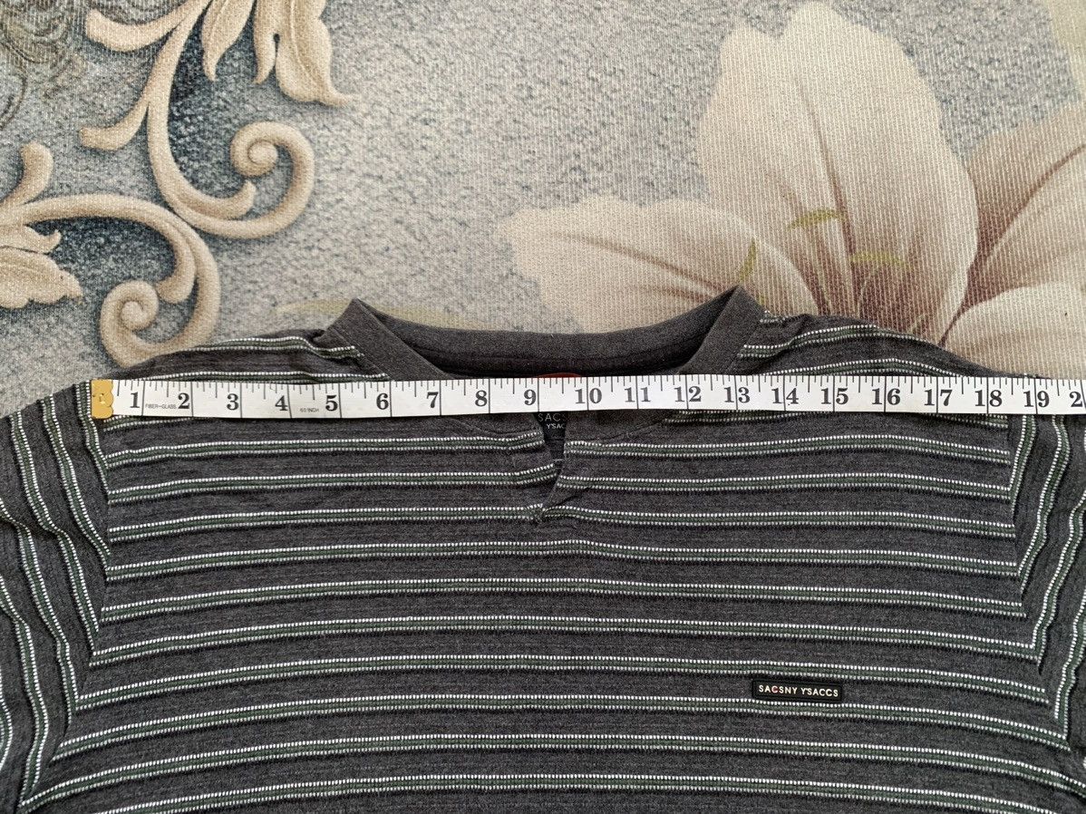 Yohji Yamamoto Sacsny Y'saccs Yohji Yamamoto Stripes Tee Size US L / EU 52-54 / 3 - 7 Thumbnail