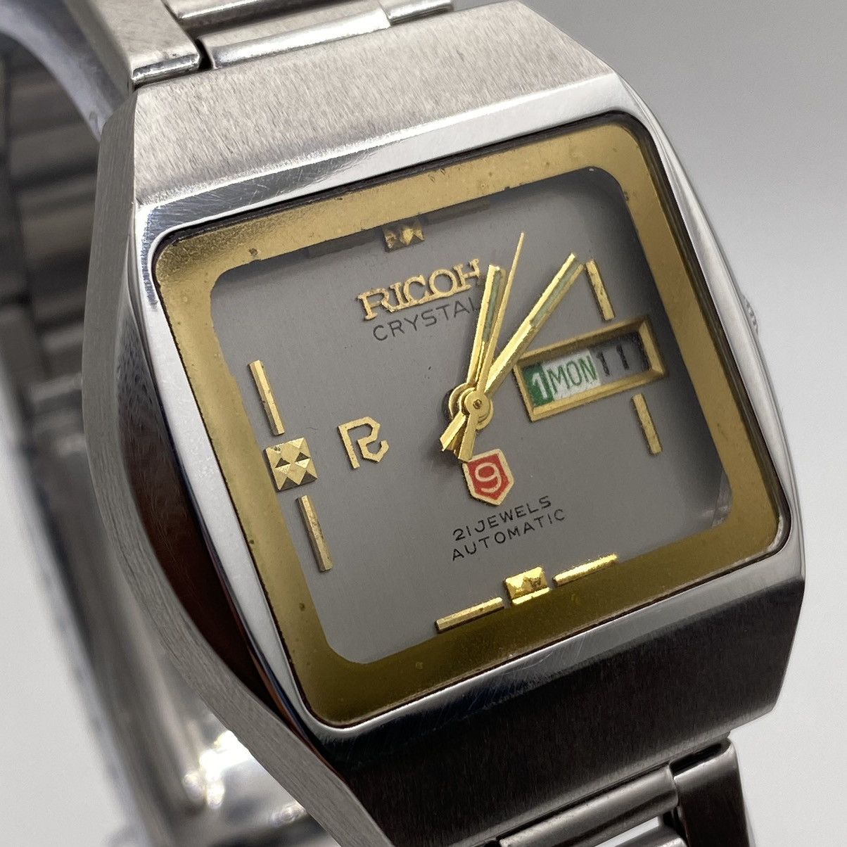Vintage Ricoh Automatic Vintage Men’s Watch – Gray Dial – 34mm Size 34 - 2 Thumbnail
