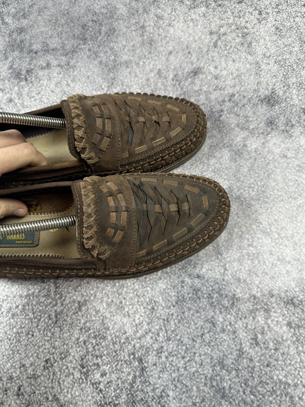 Leather Vintage Old Money Style Casual Leather Shoes Streetwear 43 Size US 9.5 / EU 42-43 - 6 Thumbnail