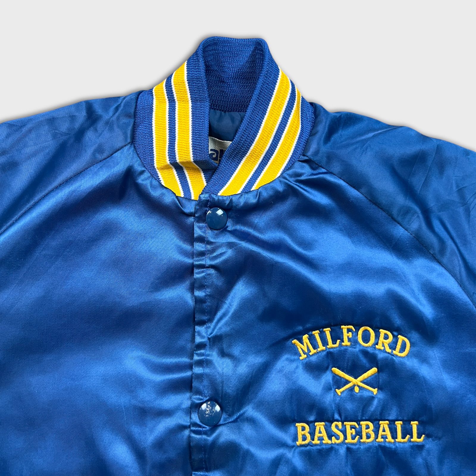Chalk Line × Vintage VTG Chalk Line Milford Baseball Satin Jacket XS USA Bomber Size US XS / EU 42 / 0 - 2 Thumbnail