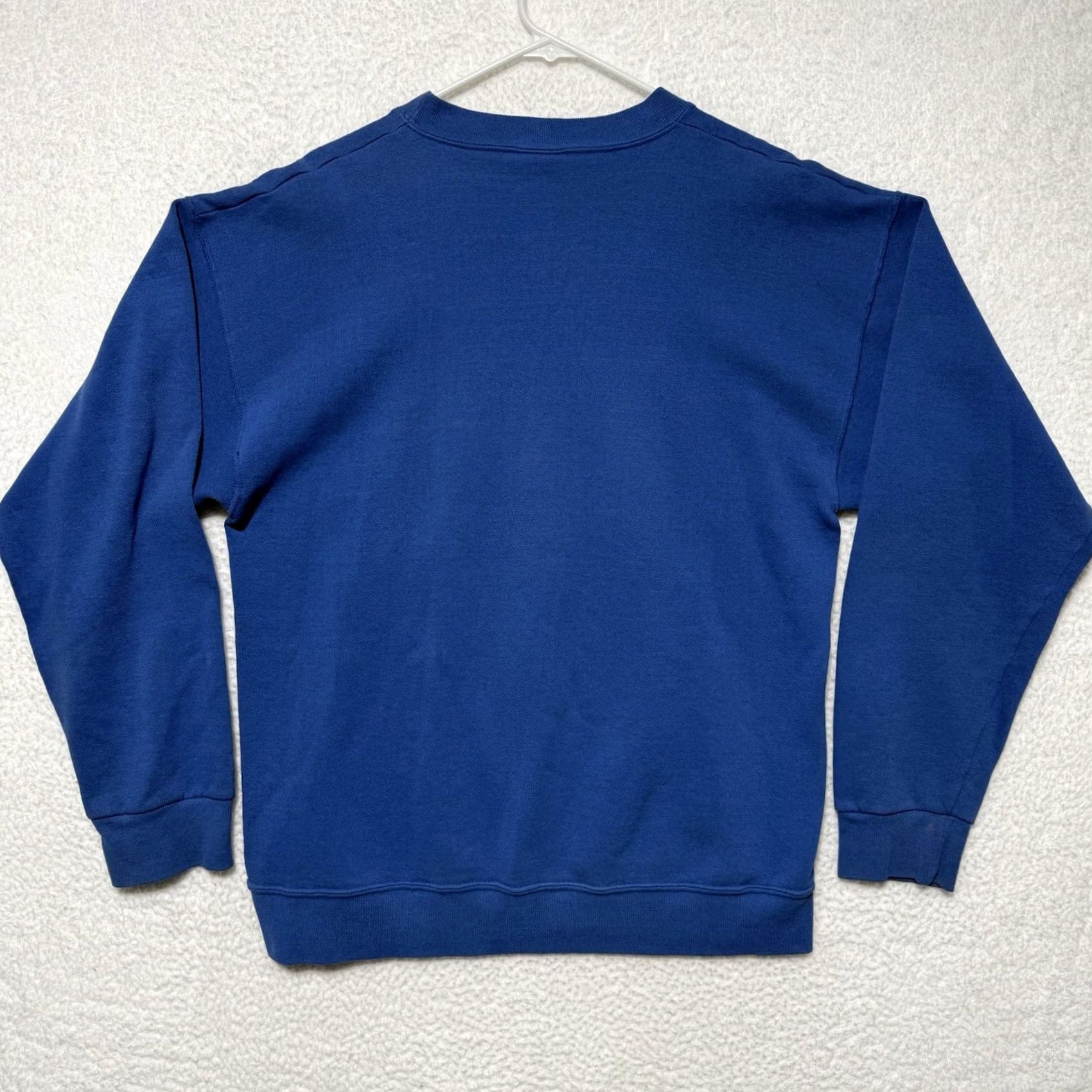 Vintage VINTAGE 90s Santee Michigan USA Crewneck Sweatshirt Men L Blue Graphic Print Pullover Cotton Polyester Size US L / EU 52-54 / 3 - 2 Thumbnail