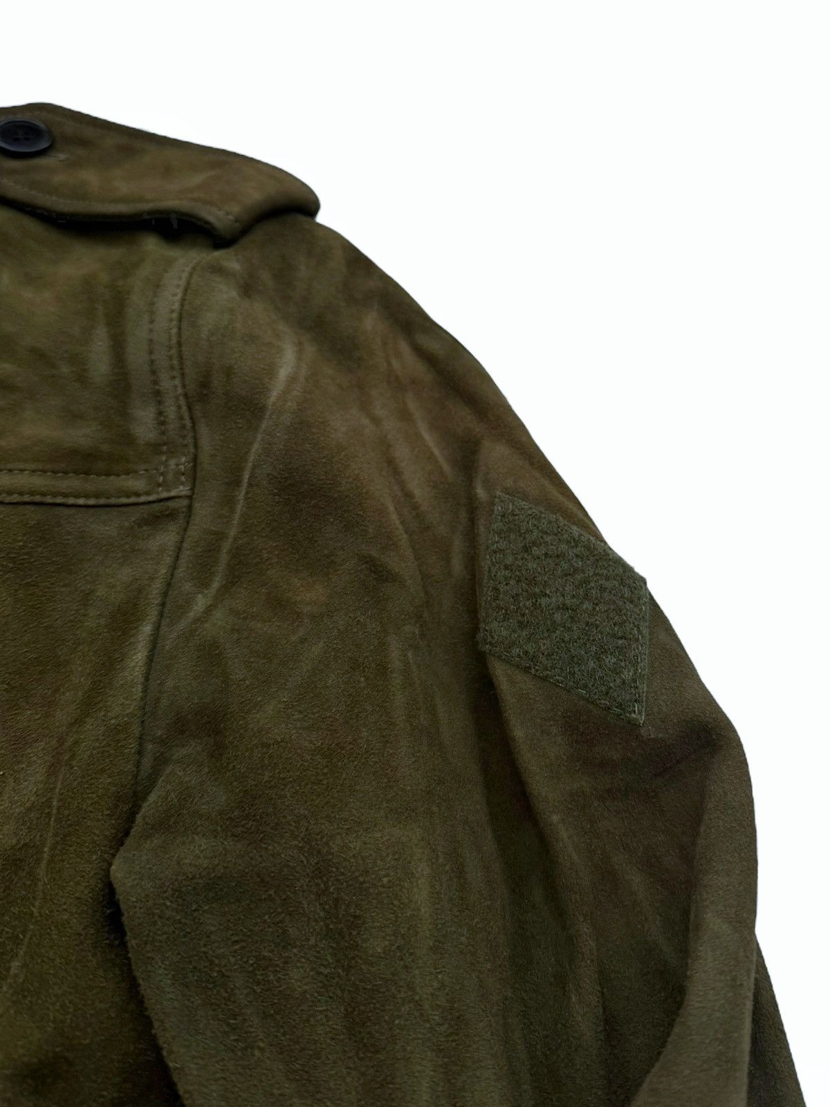 Saint Laurent Paris 2016 Hedi Era Goat Leather Military Army Jacket Size US M / EU 48-50 / 2 - 5 Thumbnail