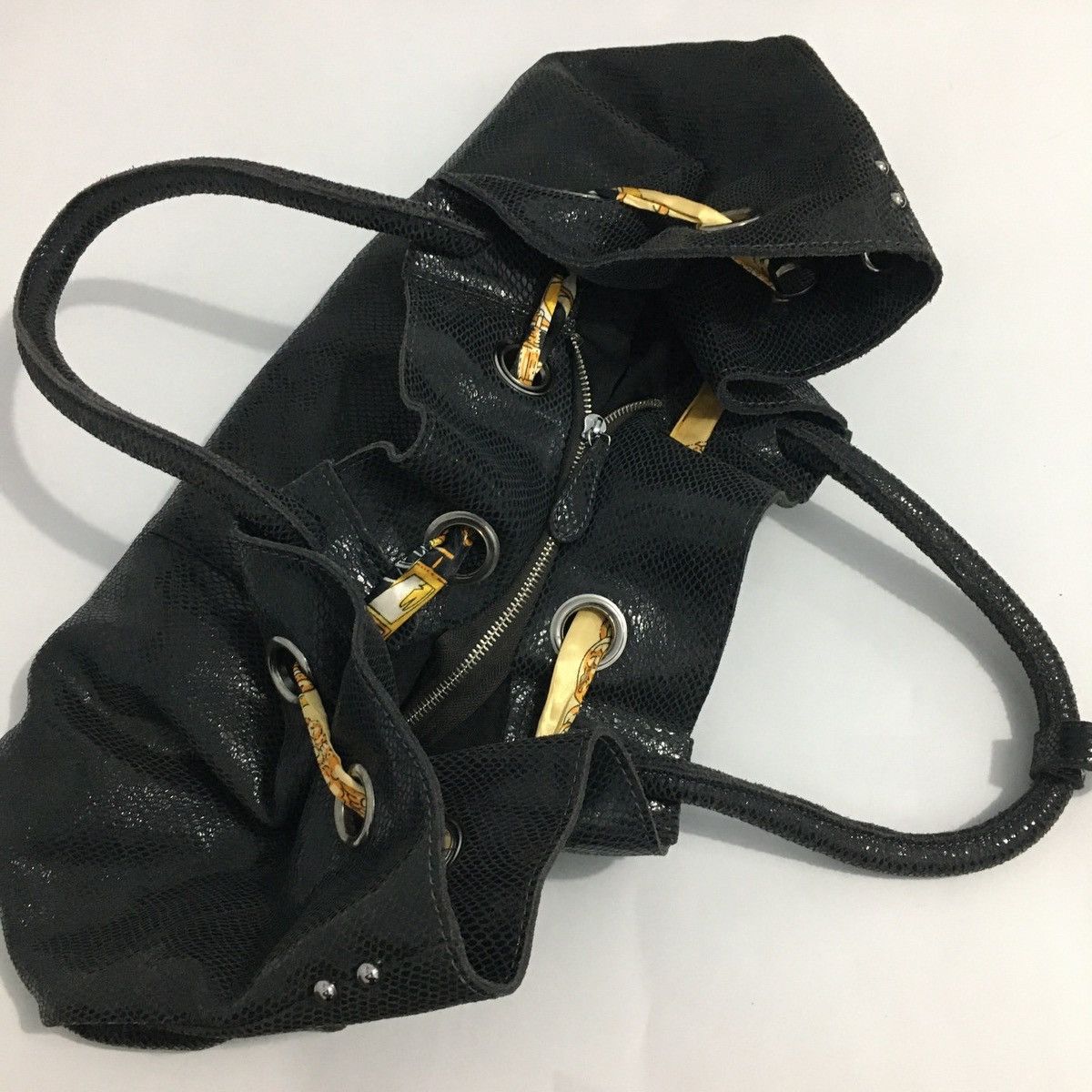 Marni Marni Big Buddha Faux Snake Skin Leather Shoulder Bag Size ONE SIZE - 13 Thumbnail