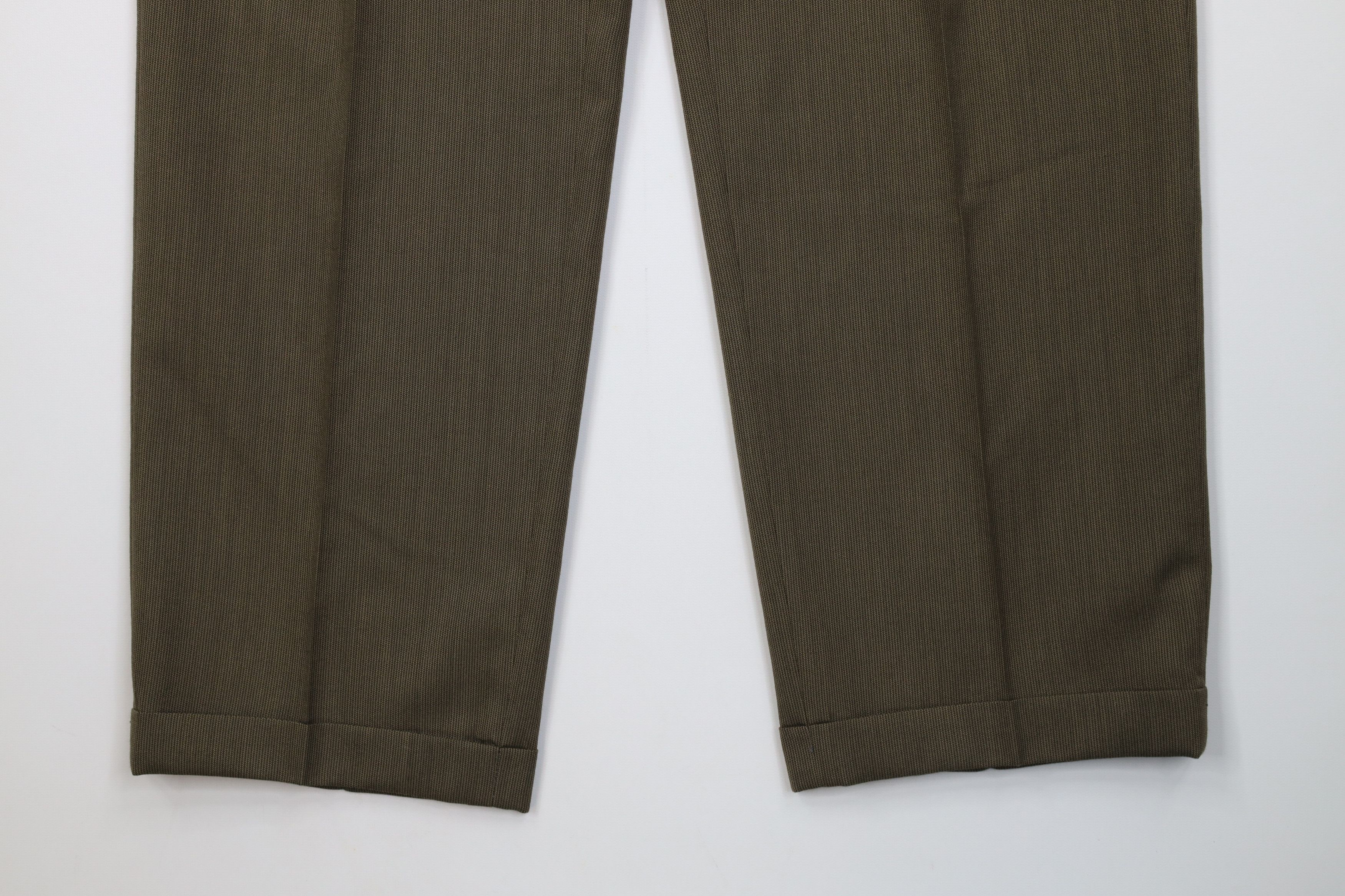 Vintage Vintage 90s Streetwear Knit Wide Leg Chino Pants Striped Size US 32 / EU 48 - 4 Thumbnail