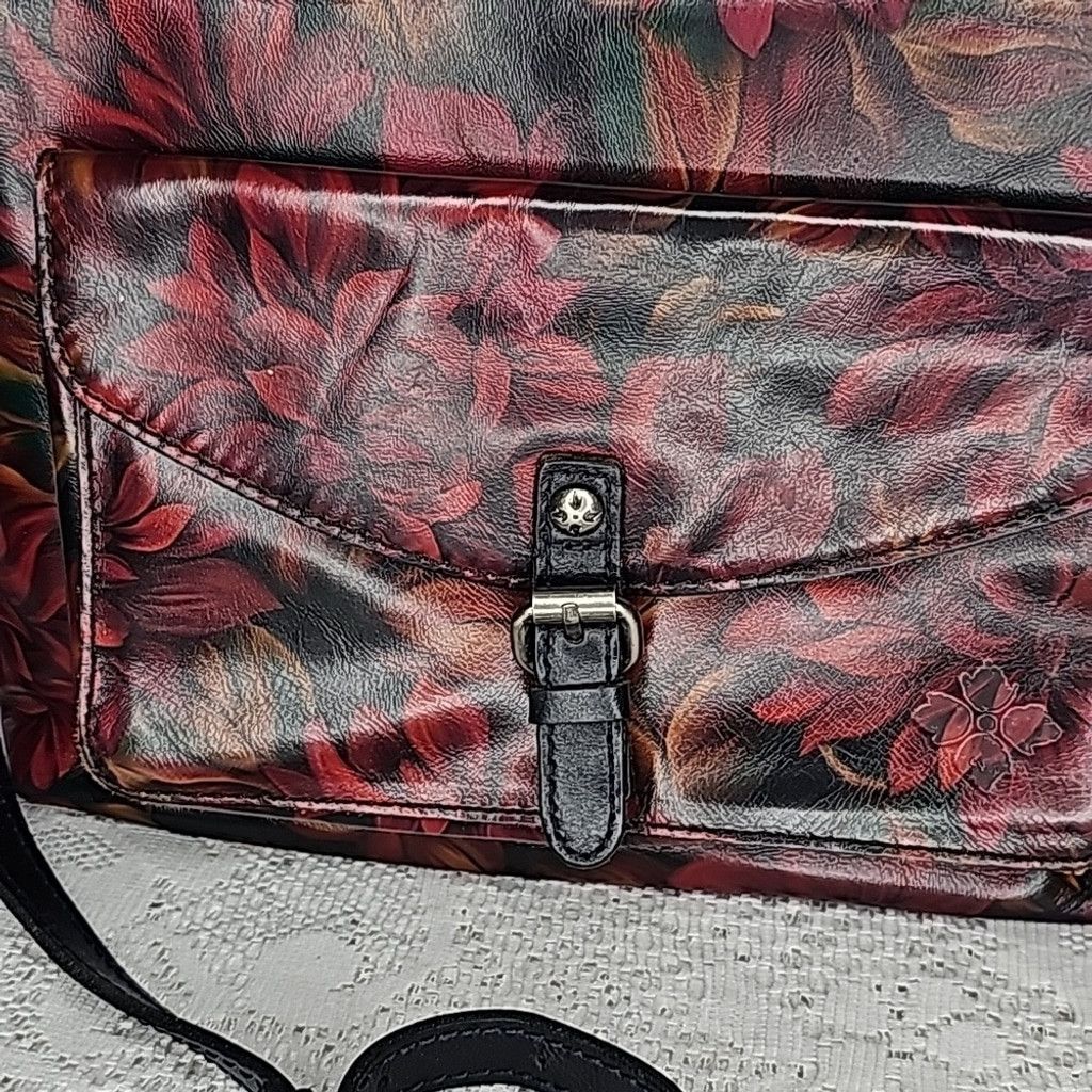 Patricia Nash Patricia Nash Kirby East West leather EXCLUSIVE floral bag Size ONE SIZE - 3 Thumbnail