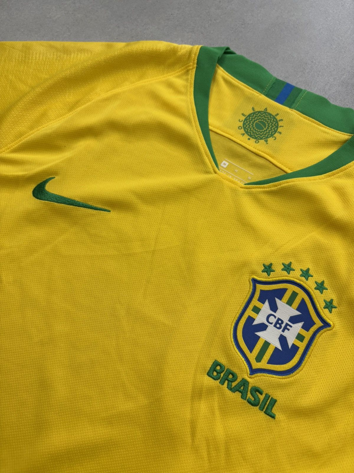 Nike Brazil Nike 2018 2019 Home Jersey World Cup Soccer Shirt Size US M / EU 48-50 / 2 - 3 Thumbnail
