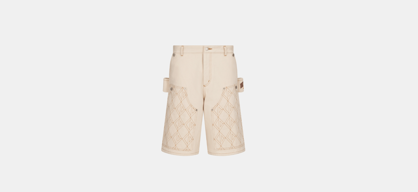 o1w1db10624 Carpenter Bermuda Shorts in White