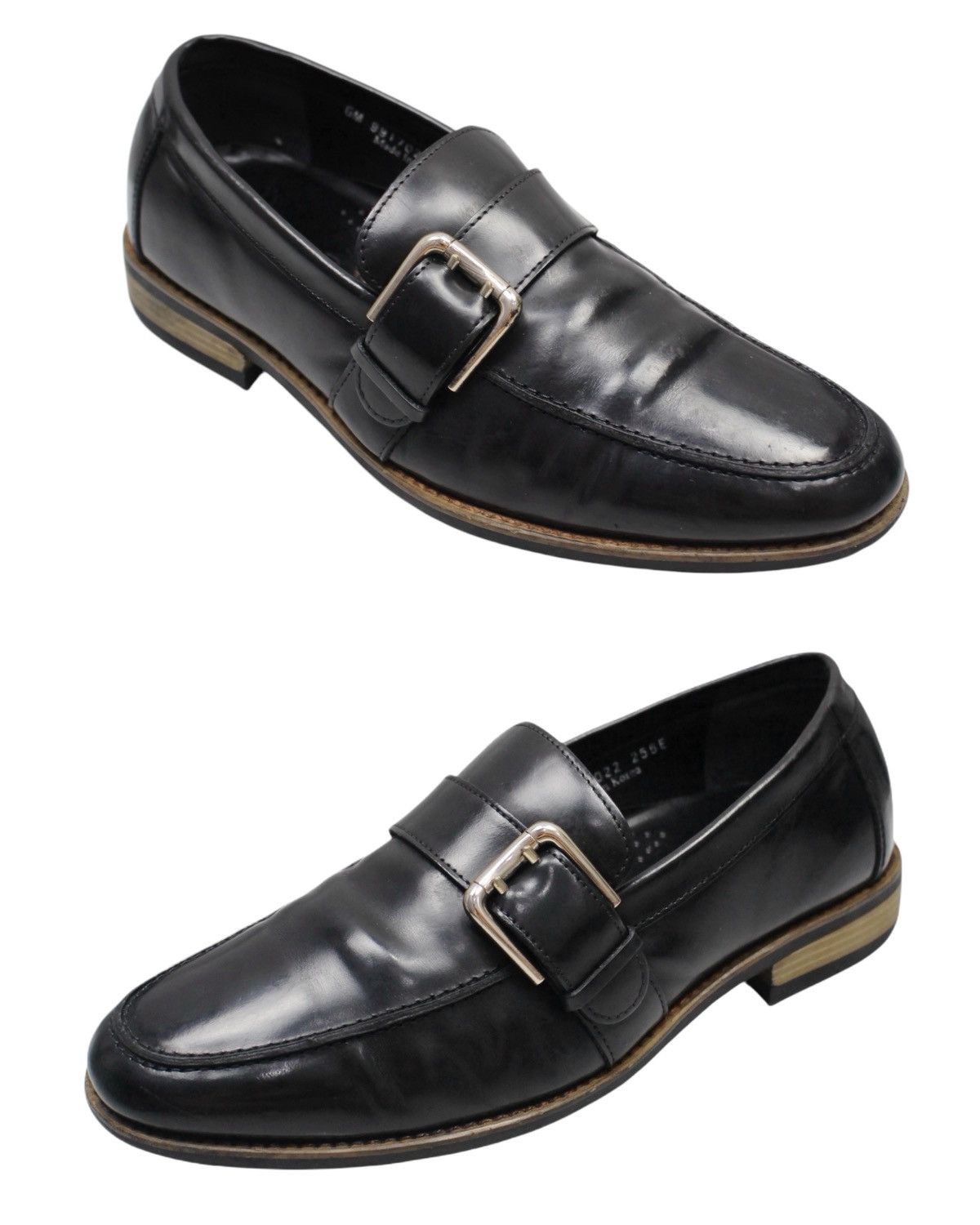 Vintage 2010S TANDY BLACK BUCKLE LOAFERS Size US 7.5 / EU 40-41 - 4 Thumbnail