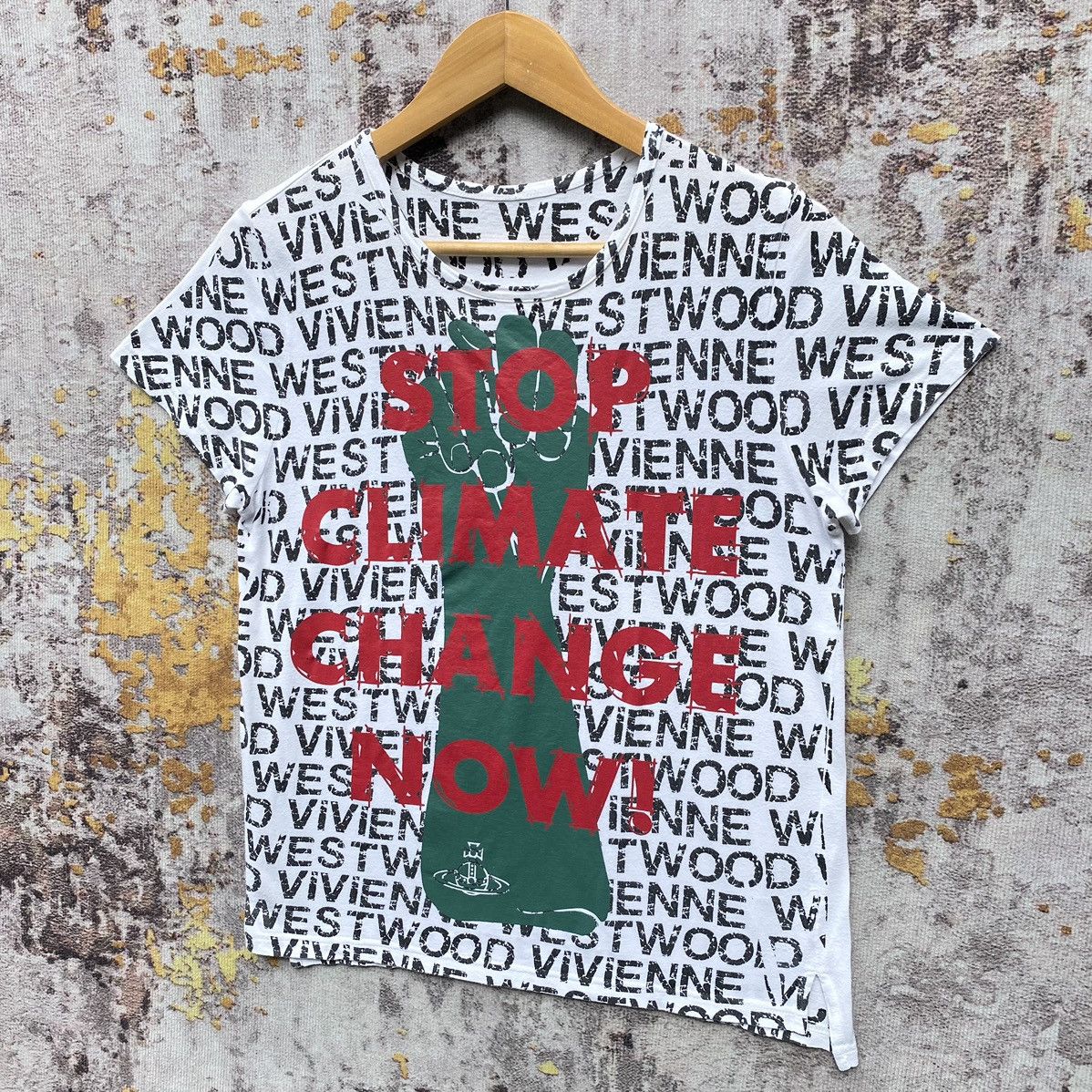 Vivienne Westwood Vivienne Westwood Stop Climate Change Now Shirt Designer Size S / US 4 / IT 40 - 3 Thumbnail