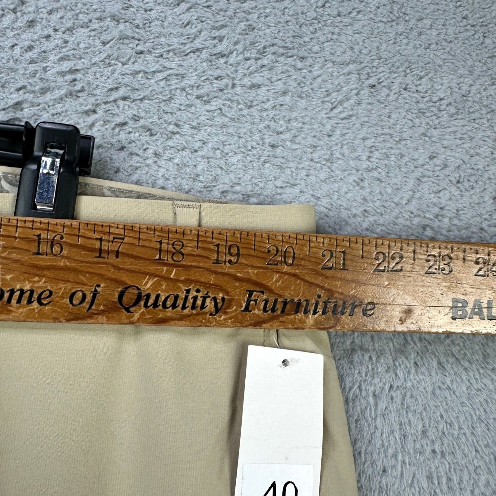 Banana Republic Banana Republic Gavin Mens Chino Pants 40X32 Tan Straight Fit Casual Pockets NEW Size US 40 / EU 56 - 2 Thumbnail