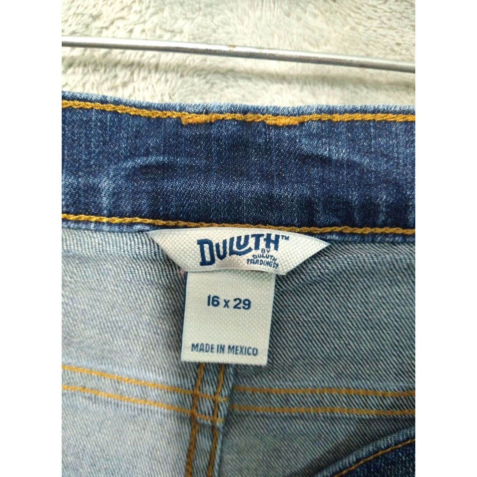Duluth Trading Company Duluth Trading Co. Jeans Womens 16x29 Blue Daily Denim DuluthFlex Slim Leg Stretch Jeans Size 38" / US 16 / IT 52 - 7 Thumbnail