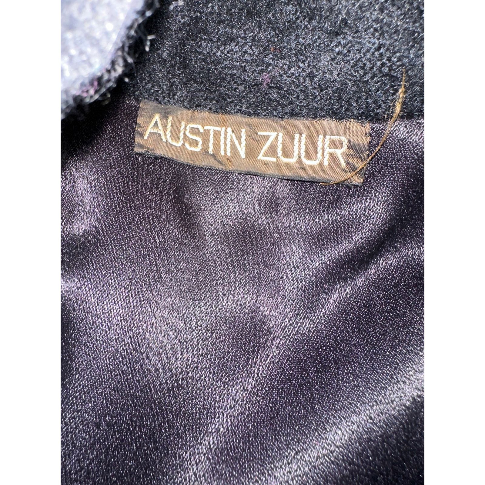 Other RARE VINTAGE 70's AUSTIN-ZUUR HALSTON BLACK WOOL COAT Size S / US 4 / IT 40 - 5 Thumbnail