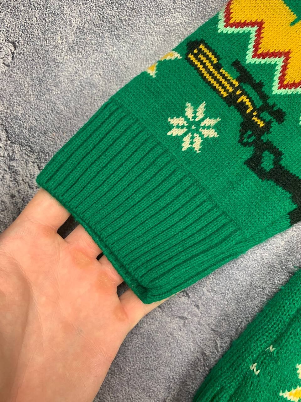 Star Wars Star Wars The Mandalorian Baby Yoda Ugly Christmas Sweater Size US M / EU 48-50 / 2 - 8 Thumbnail