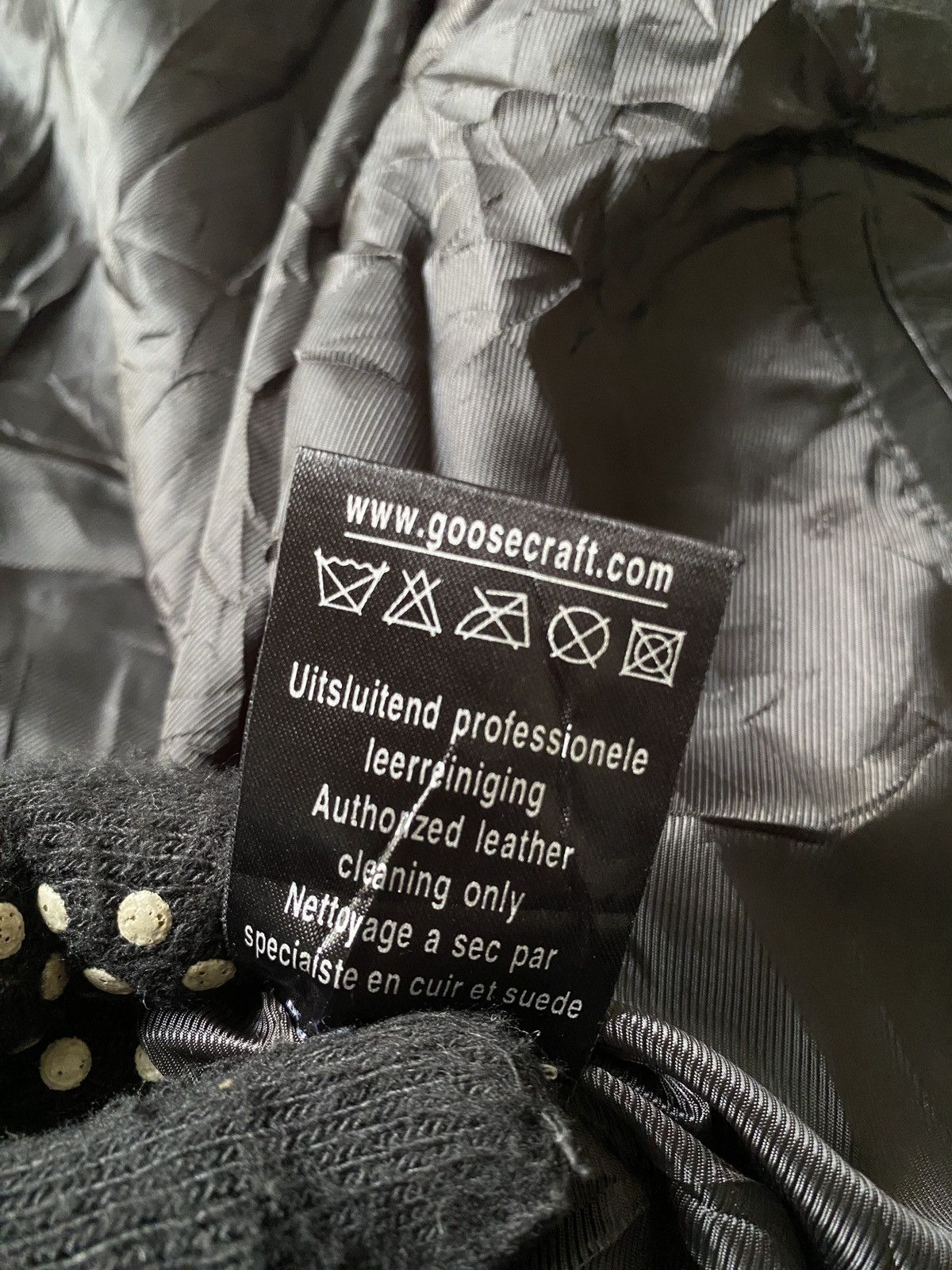 If Six Was Nine Goosecraft Multipocket Fur Black Leather Jacket Size US S / EU 44-46 / 1 - 20 Thumbnail
