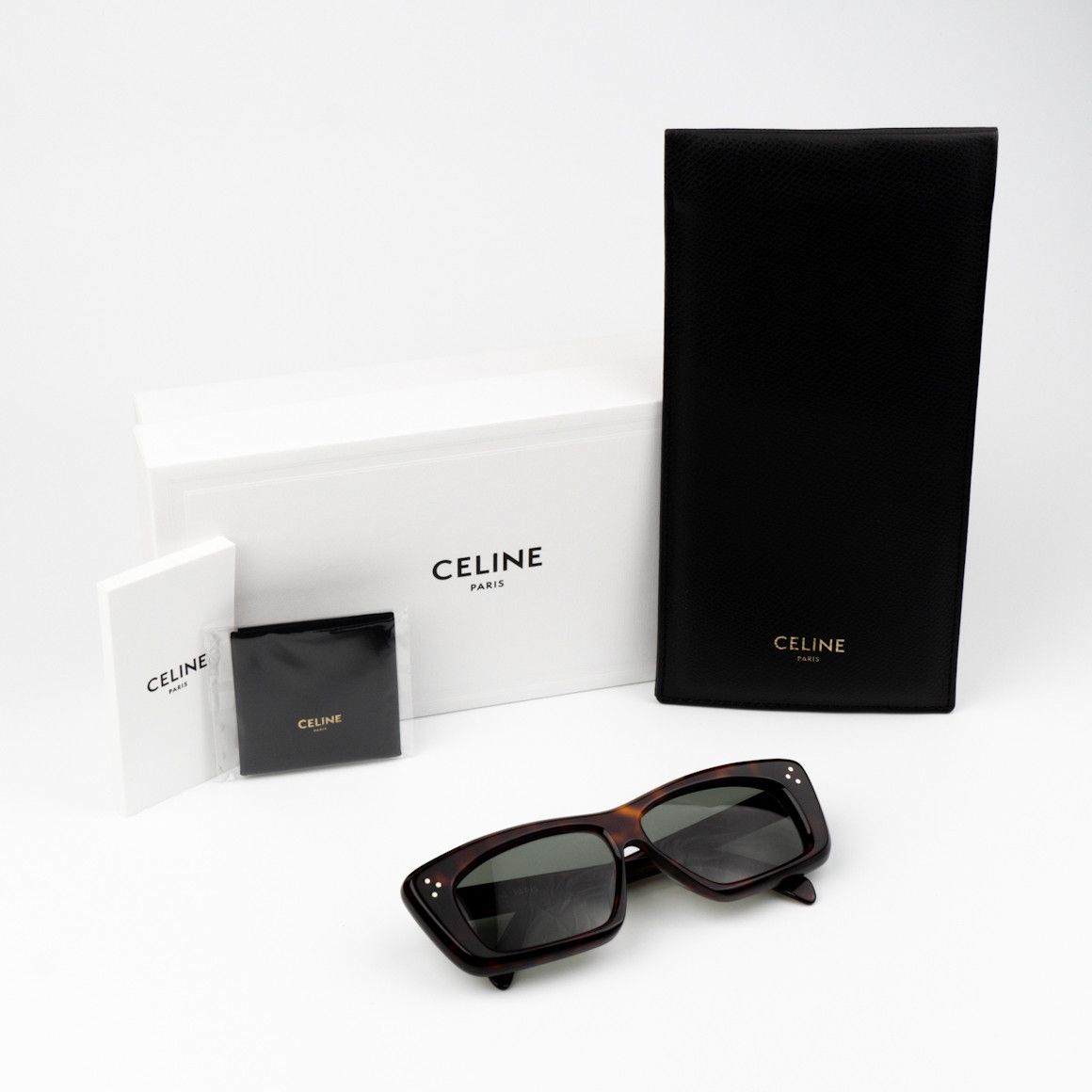 Celine NEW Celine CL40259I 52N Rectangle Unisex Sunglasses Size ONE SIZE - 11 Thumbnail