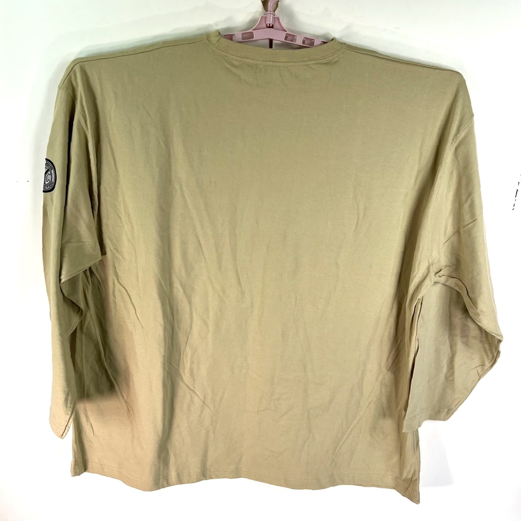Sean John VINTAGE Sean John NYC Collector's Edition 3XB Long Sleeve T Shirt Men's Cotton Beige Big 4X Logo Embroidered shirt Size US XXL / EU 58 / 5 - 6 Thumbnail