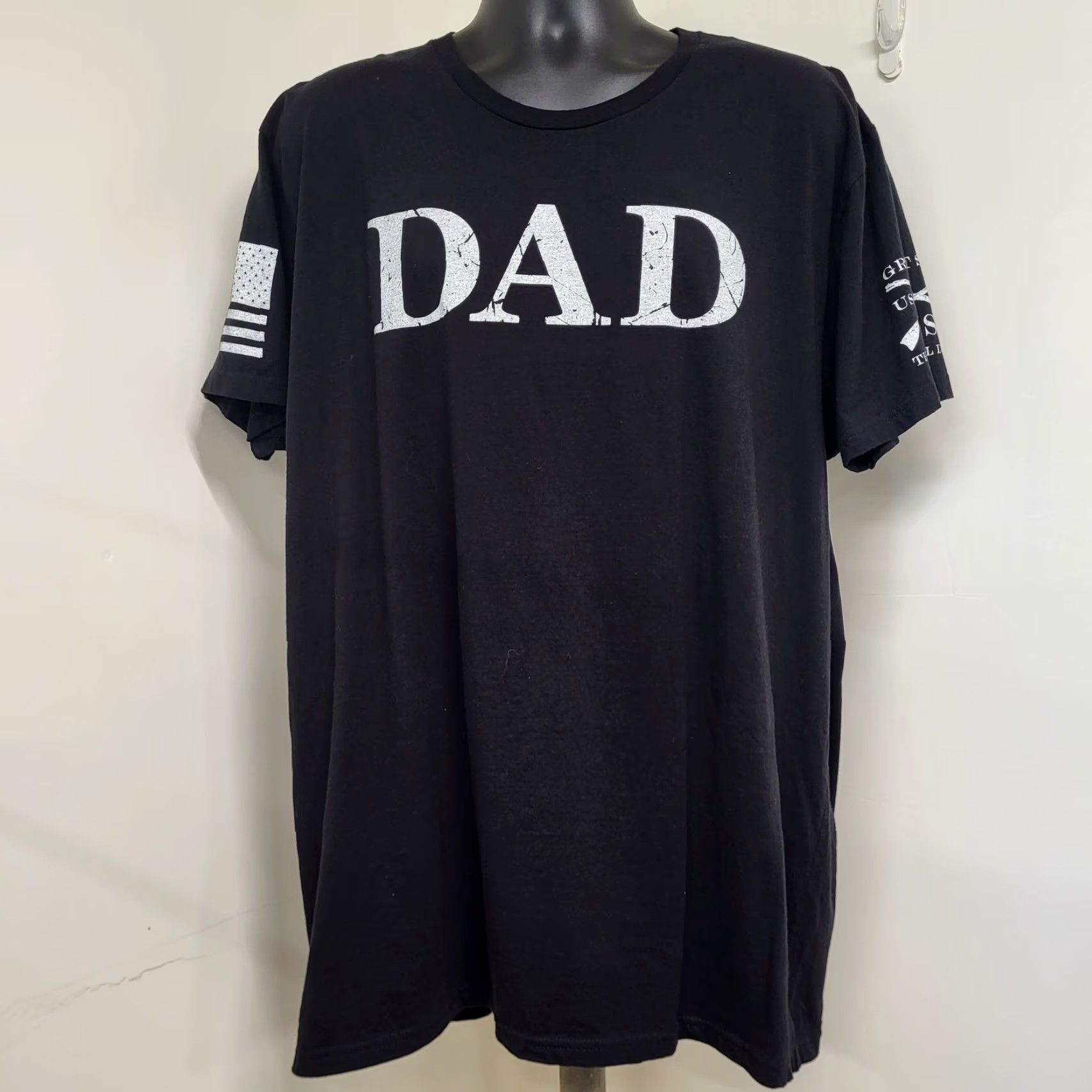 Vintage **Grunt Style Patriotic Dad T-Shirt Men's XXXL Black Liberty Flag** User: **Grunt Style Patriotic Dad T-Shirt Men's XXXL Black Liberty Flag** Size US XXL / EU 58 / 5 - 2 Thumbnail