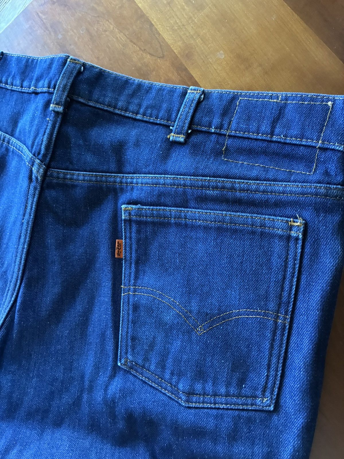 Levi's Vintage 1970’s Levis orange tab flannel lined bootcut jeans Size US 38 / EU 54 - 3 Thumbnail