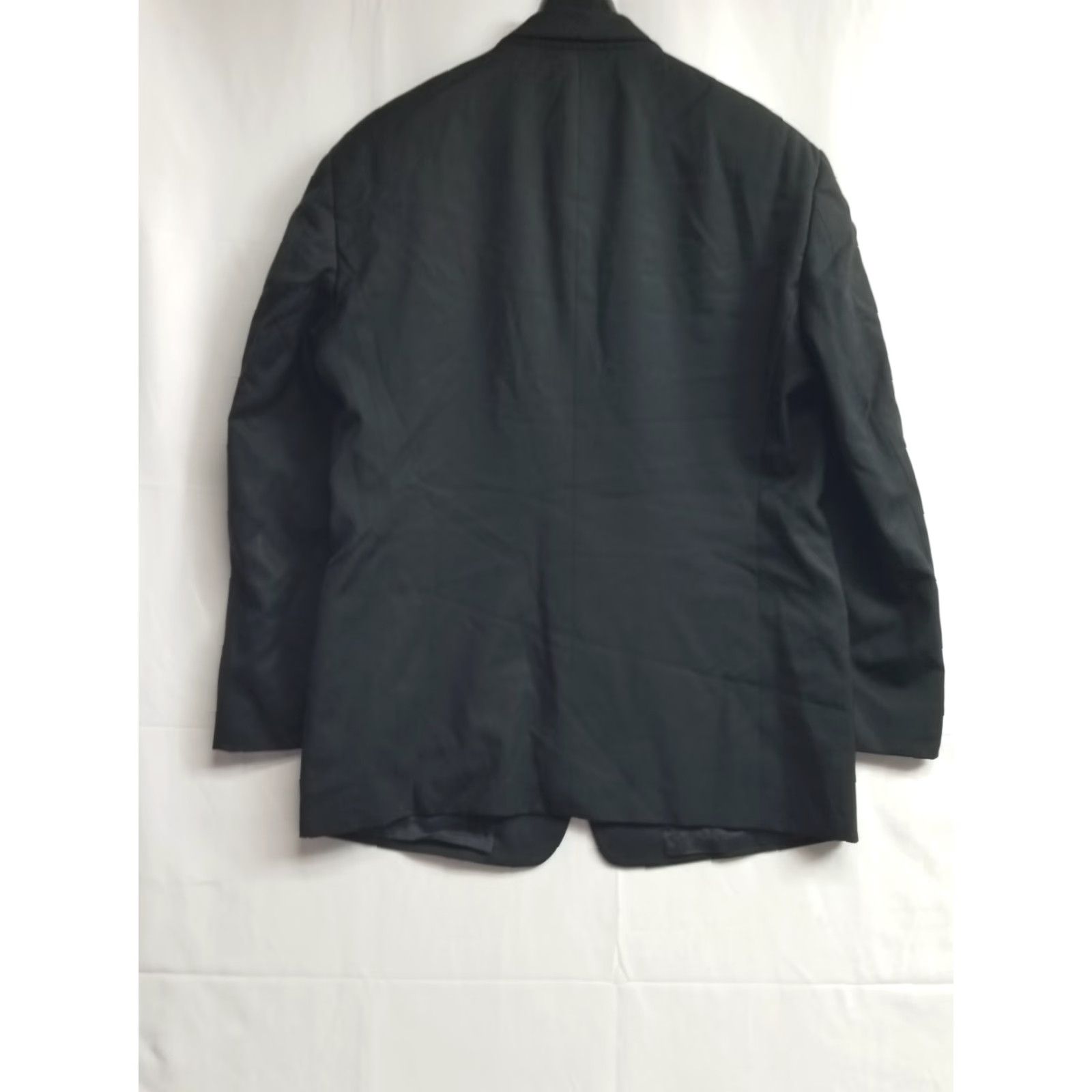 Giorgio Armani VINTAGE Giorgio Armani Blazer Men 42 Black Single-Breasted Wool Virgin Wool Polyester Lining Charles? Size 42R - 2 Thumbnail
