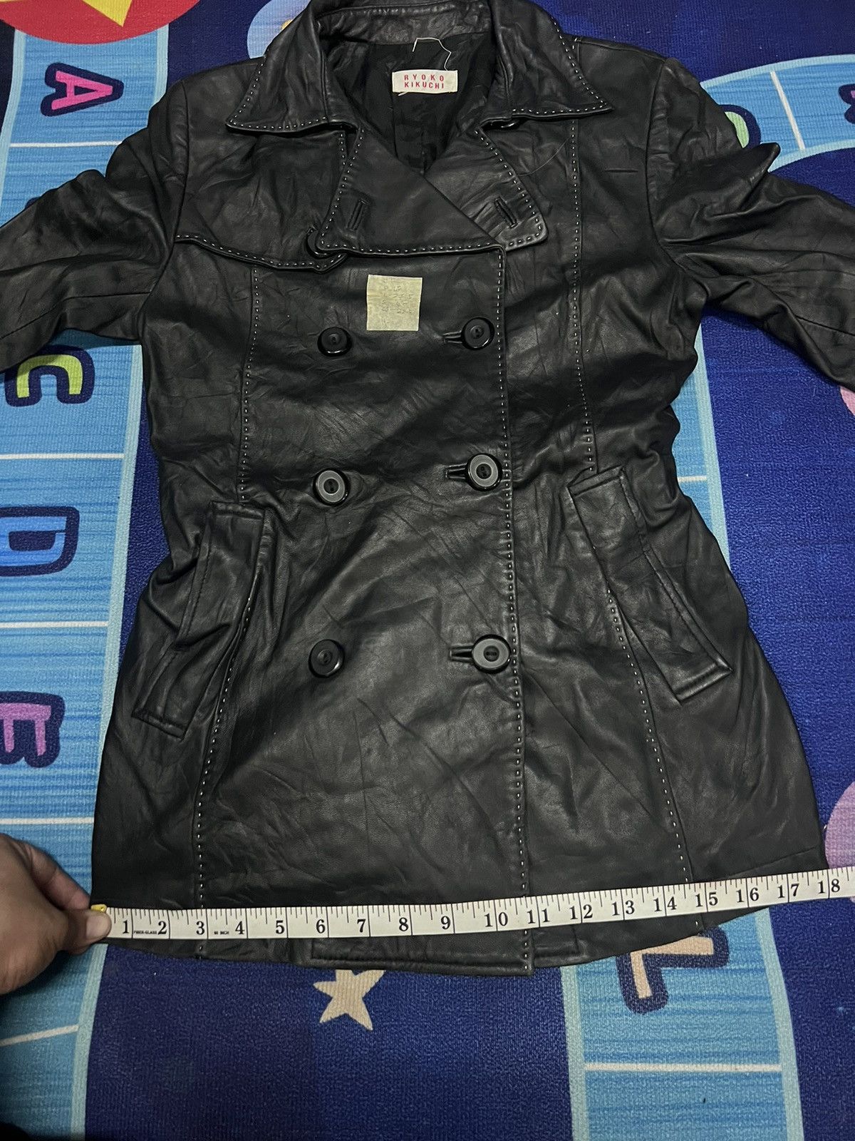 Japanese Brand × Vintage RYOKO KIKUCHI LEATHER JACKET Size XS / US 0-2 / IT 36-38 - 11 Thumbnail