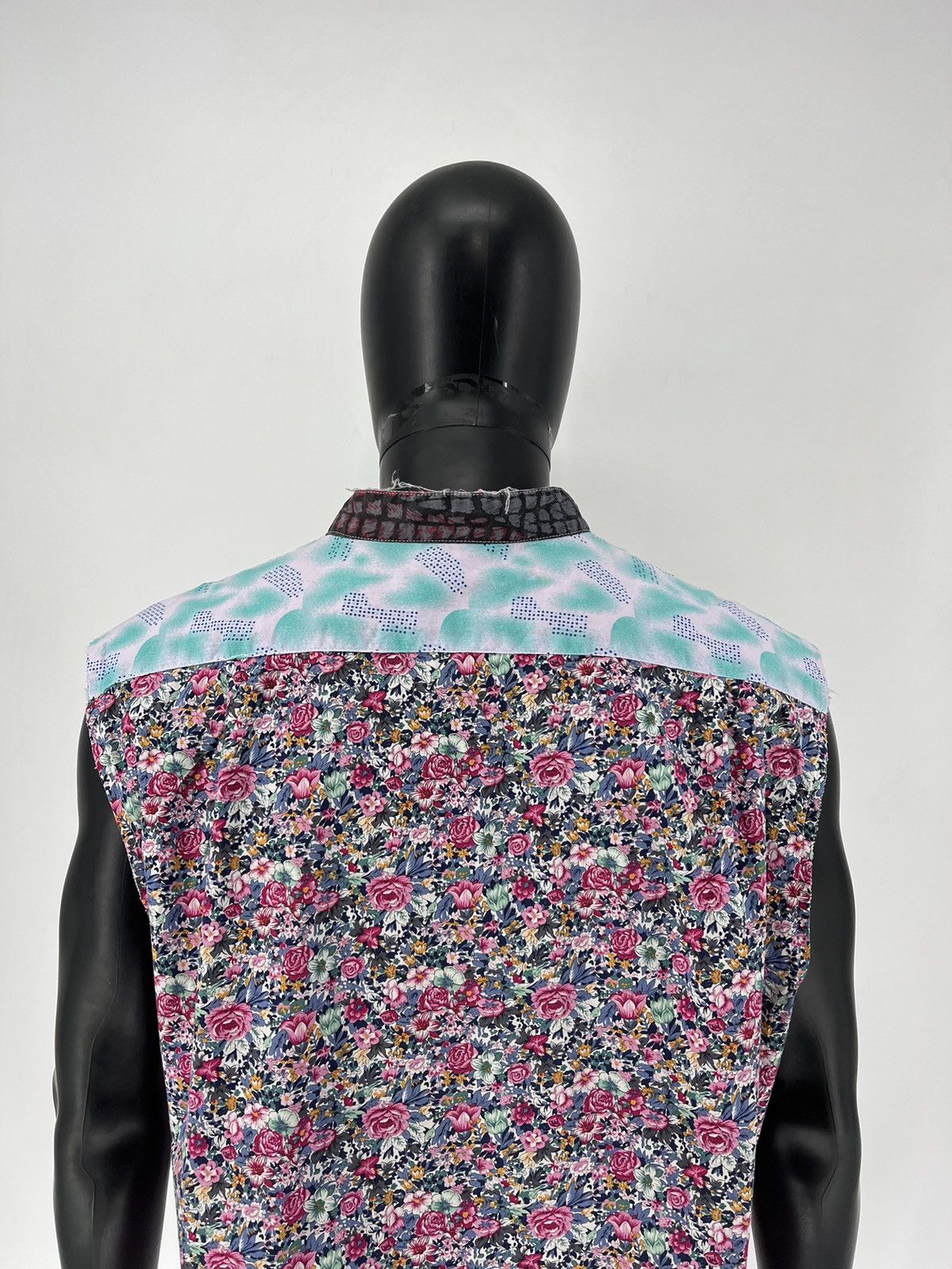Japanese Brand Vintage Y2K Japanese Brand Foul Fashion Patchwork Shirt Size US XXL / EU 58 / 5 - 9 Thumbnail