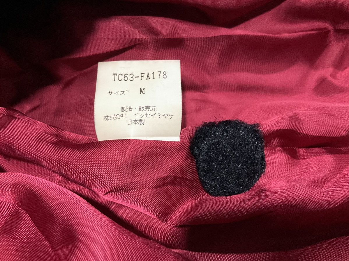 Issey Miyake 🔥Archived Vintage Tsumori Chisato Black Fur Belt Coat Size M / US 6-8 / IT 42-44 - 9 Thumbnail