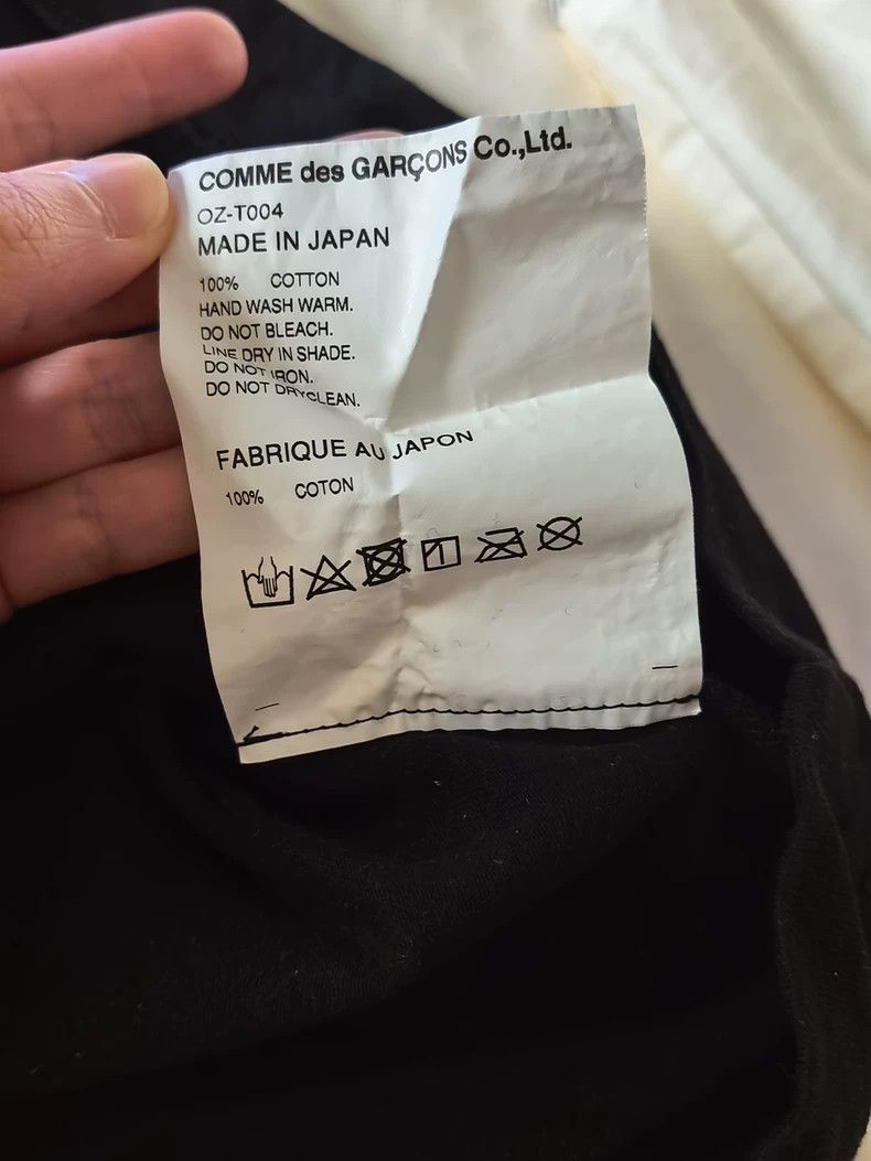 Comme des Garcons Comme Des Garcons Letter black short sleeved shirt 2505-Nex Size XS / US 0-2 / IT 36-38 - 7 Thumbnail