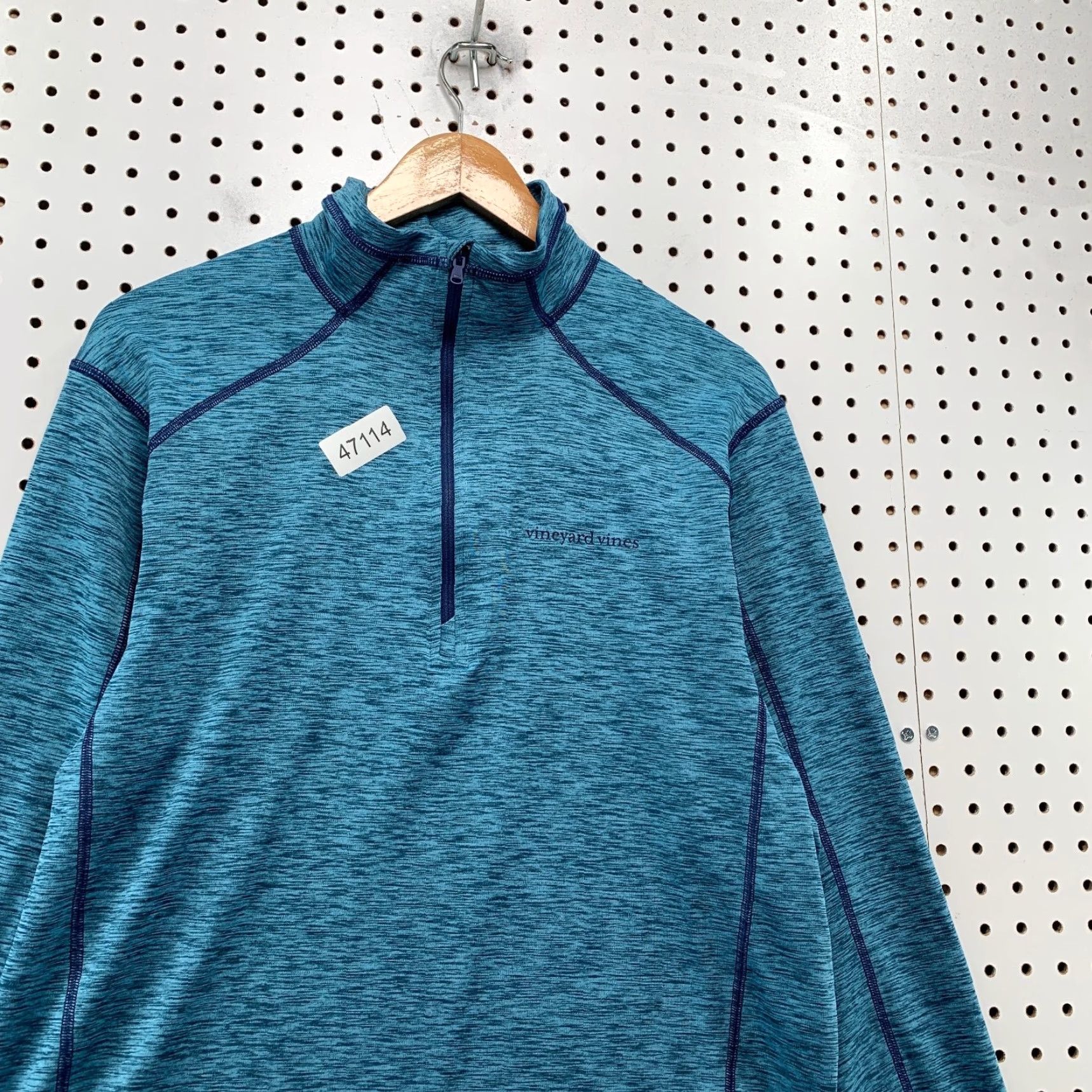 Vineyard Vines Vineyard Vines Performance Pullover 1/4 Zip Mens Small Blue Sankaty Long Sleeve Shirt Size US S / EU 44-46 / 1 - 6 Thumbnail