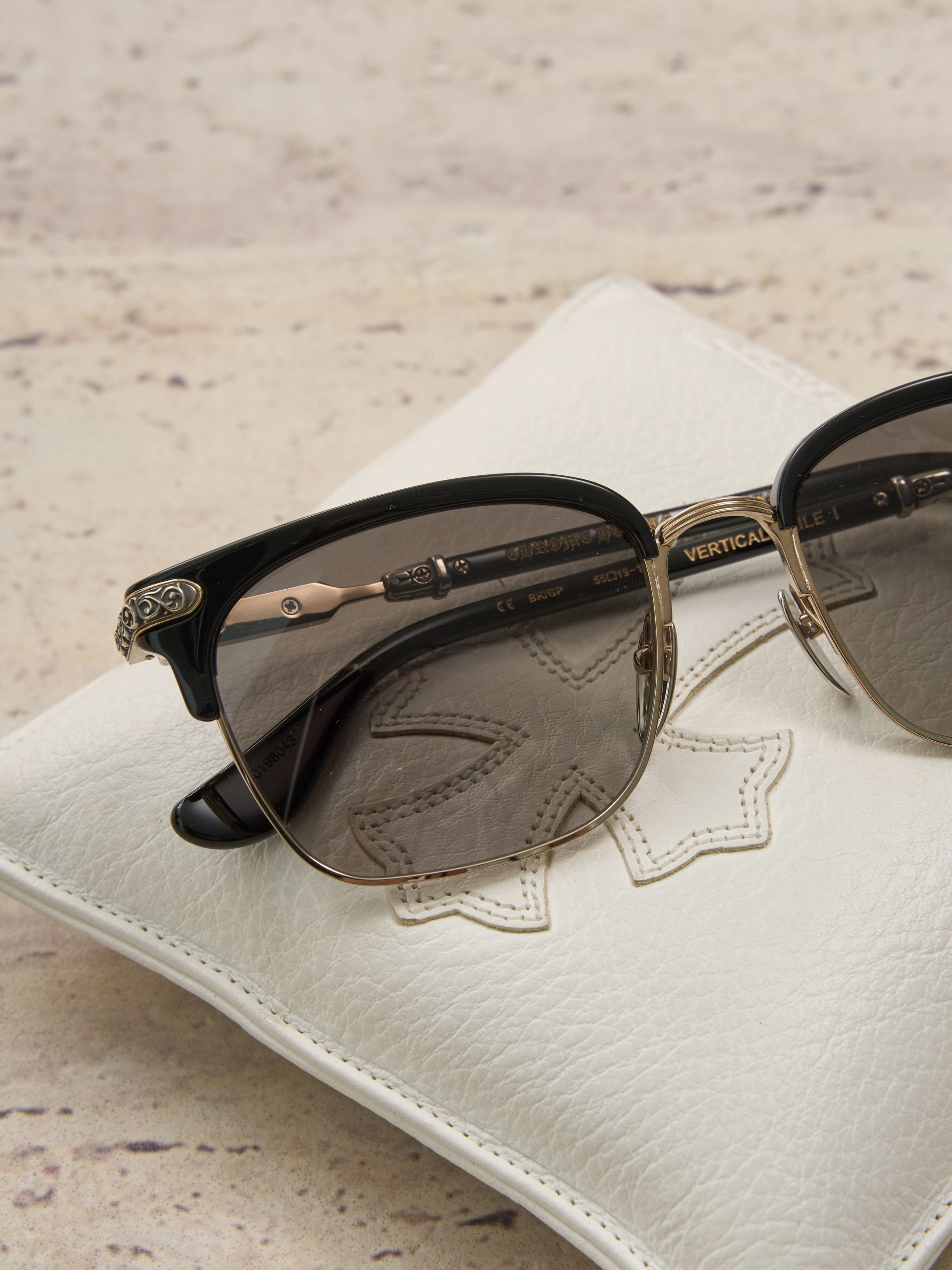 Chrome Hearts Chrome Heart Vertical Smile I Sunglasses Size ONE SIZE - 3 Thumbnail