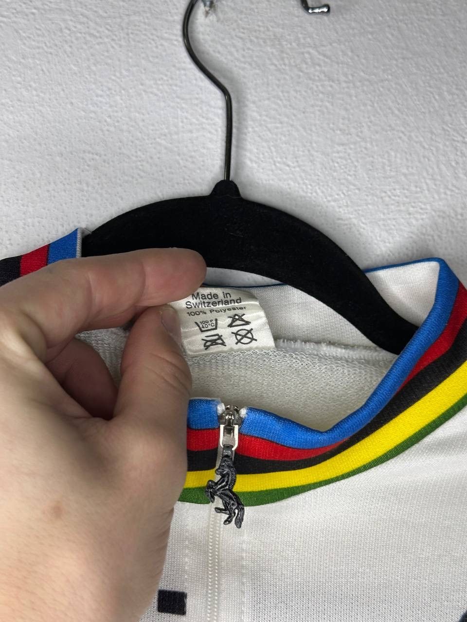 Le Coq Sportif Blacky U.C.C. 1987 Cycling Olympic Jersey Retro Vintage Size US M / EU 48-50 / 2 - 8 Thumbnail