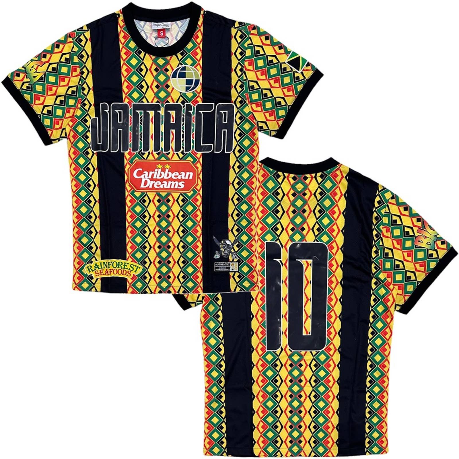 Other Jamaica International Team Mens 1990 World Cup Soccer Jersey Size US L / EU 52-54 / 3 - 1 Thumbnail