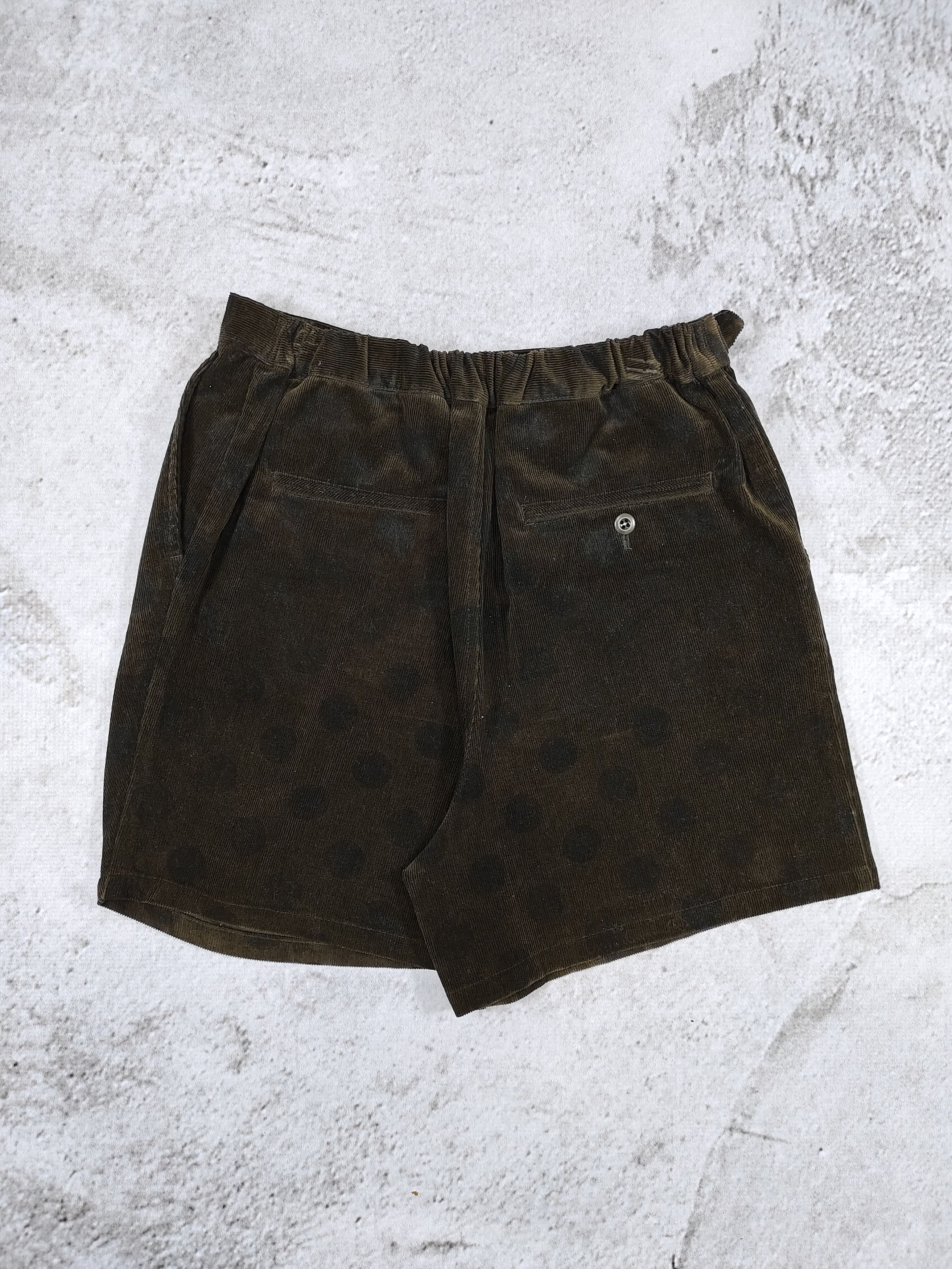 gomme Gomme🇯🇵 Asymmetric Wrap Corduroy Polkadot Culotte Short Size 30" / US 8 / IT 44 - 6 Thumbnail