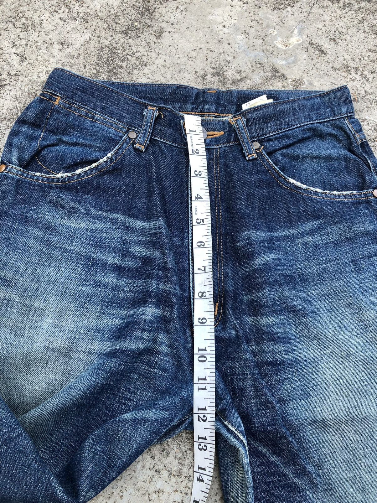 Vintage FLARED⚡️⚡️VINTAGE WRANGLER BLUE BELL DENIM Size US 27 - 6 Thumbnail