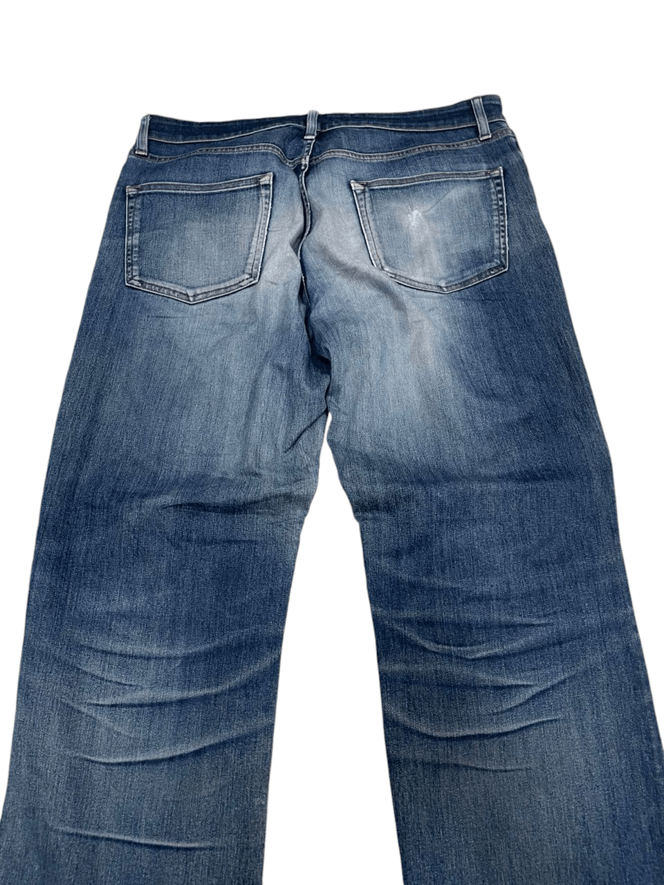 Japanese Brand × Uniqlo 💥Flared Uniqlo White Label Distressed Denim 💥 Size US 35 - 8 Thumbnail