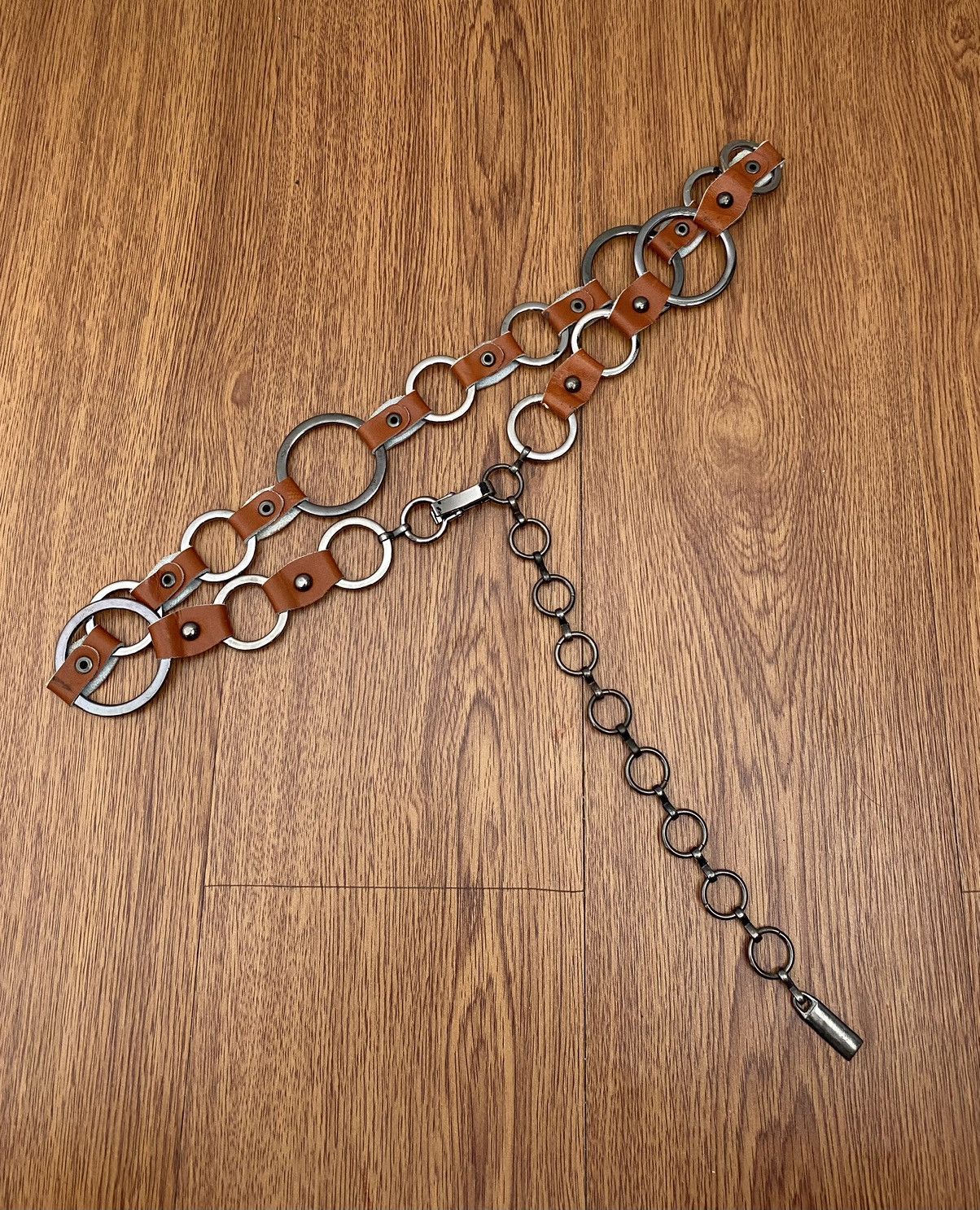 If Six Was Nine × Japanese Brand × Le Grande Bleu (L.G.B.) Ringer chain brown belt Size ONE SIZE - 1 Thumbnail