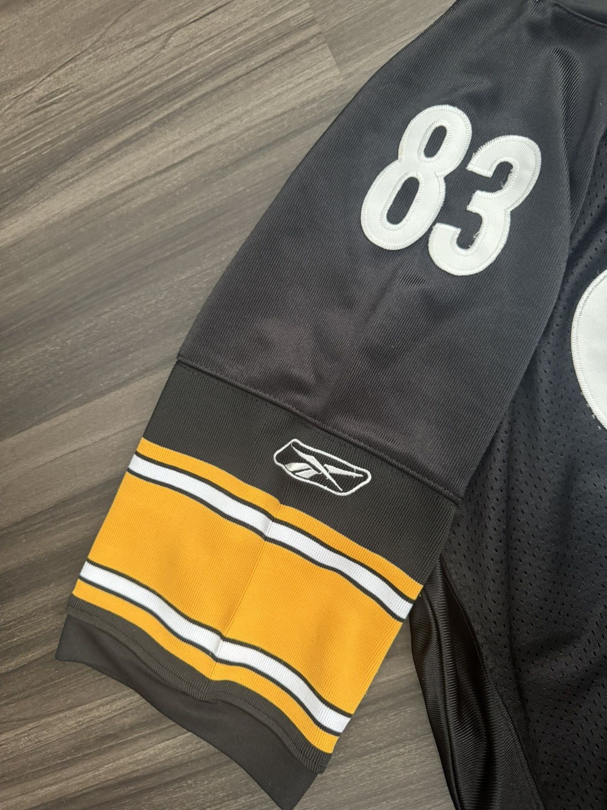 Reebok Pittsburgh Steelers Heath Miller 83 NFL Home Stitched Jersey Size US XL / EU 56 / 4 - 5 Thumbnail