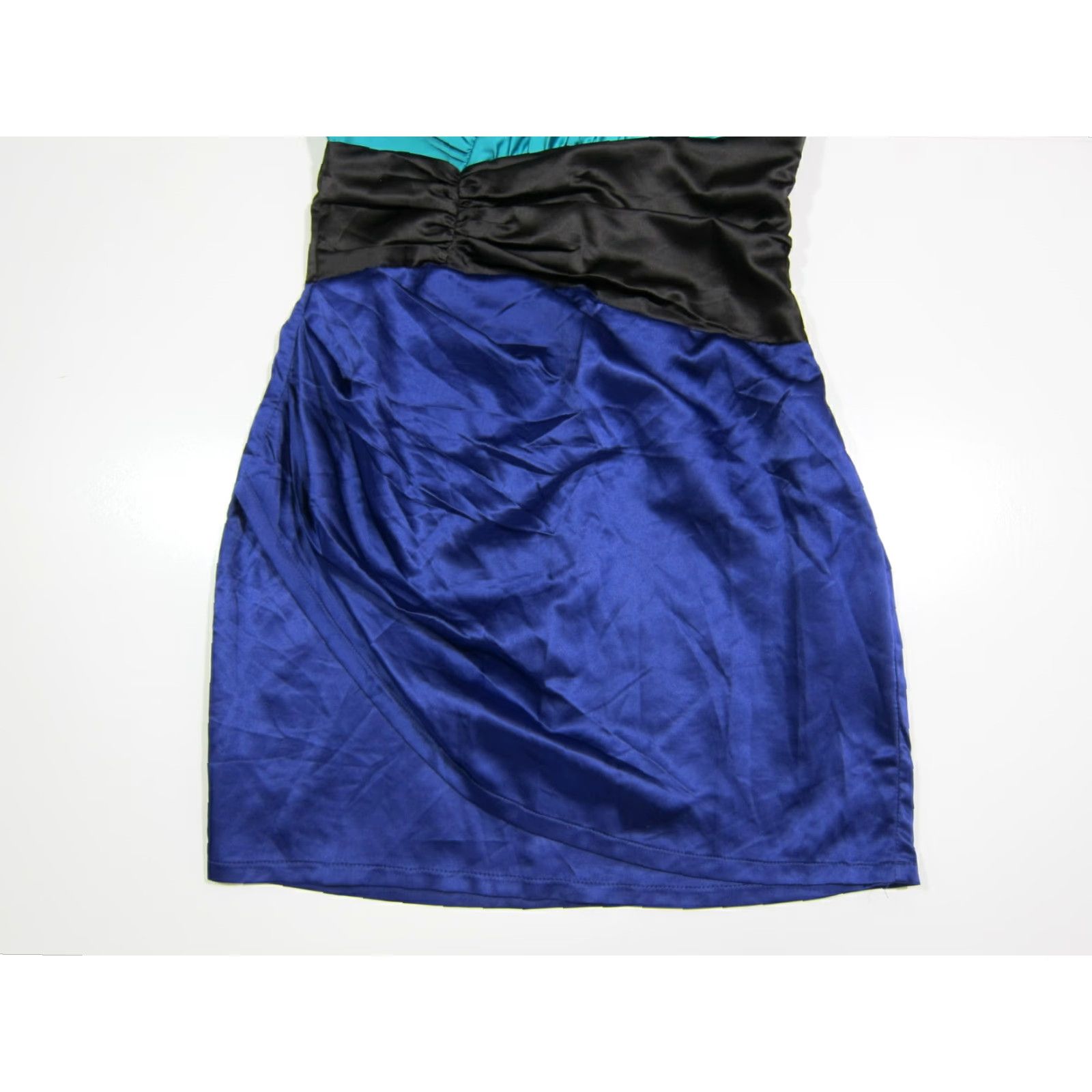 Vintage NWT Lipsy London Green Purple Black Strapless Sweatheart Cocktail Dress Women 6 Size M / US 6-8 / IT 42-44 - 7 Thumbnail