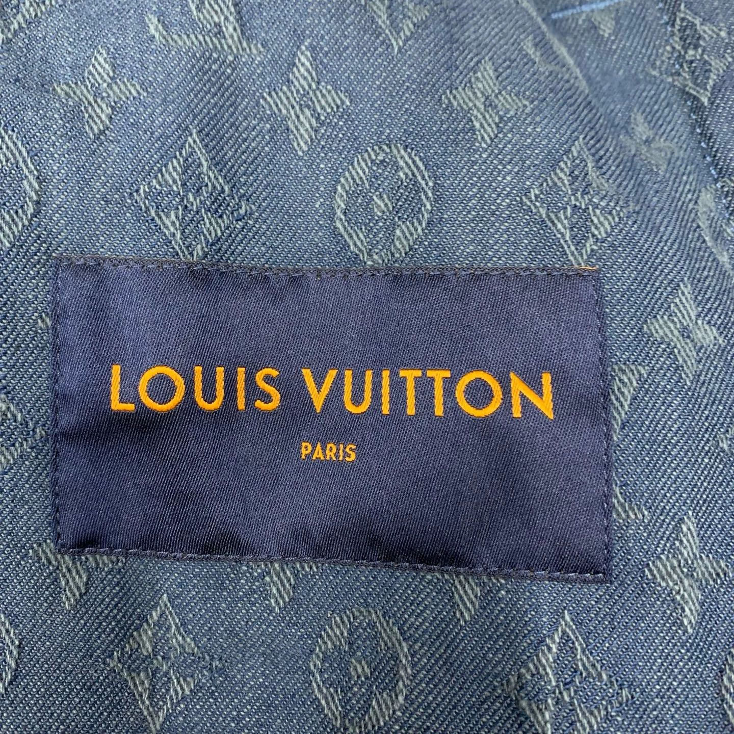 Louis Vuitton Louis Vuitton Blue Monogram Denim Jacket Size XL / US 12-14 / IT 48-50 - 5 Thumbnail