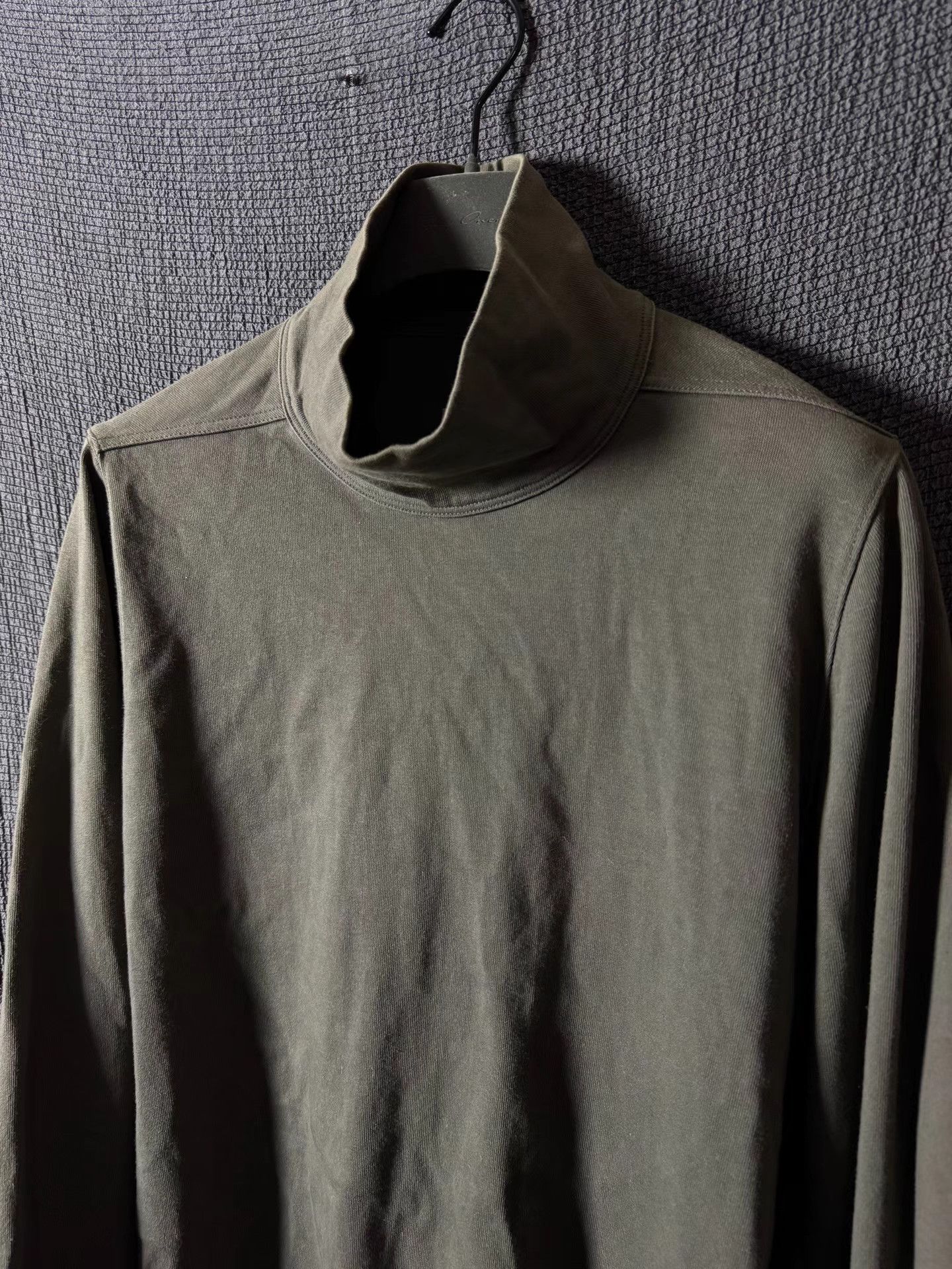Rick Owens Rick Owens 18FW mainline mock neck long-sleeve shirt Size US S / EU 44-46 / 1 - 3 Thumbnail