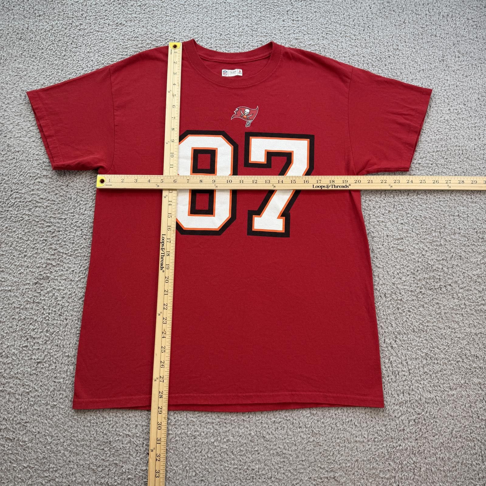 NFL Tampa Bay Buccaneers Rob Gronkowski #87 NFL T Shirt Size US L / EU 52-54 / 3 - 3 Thumbnail